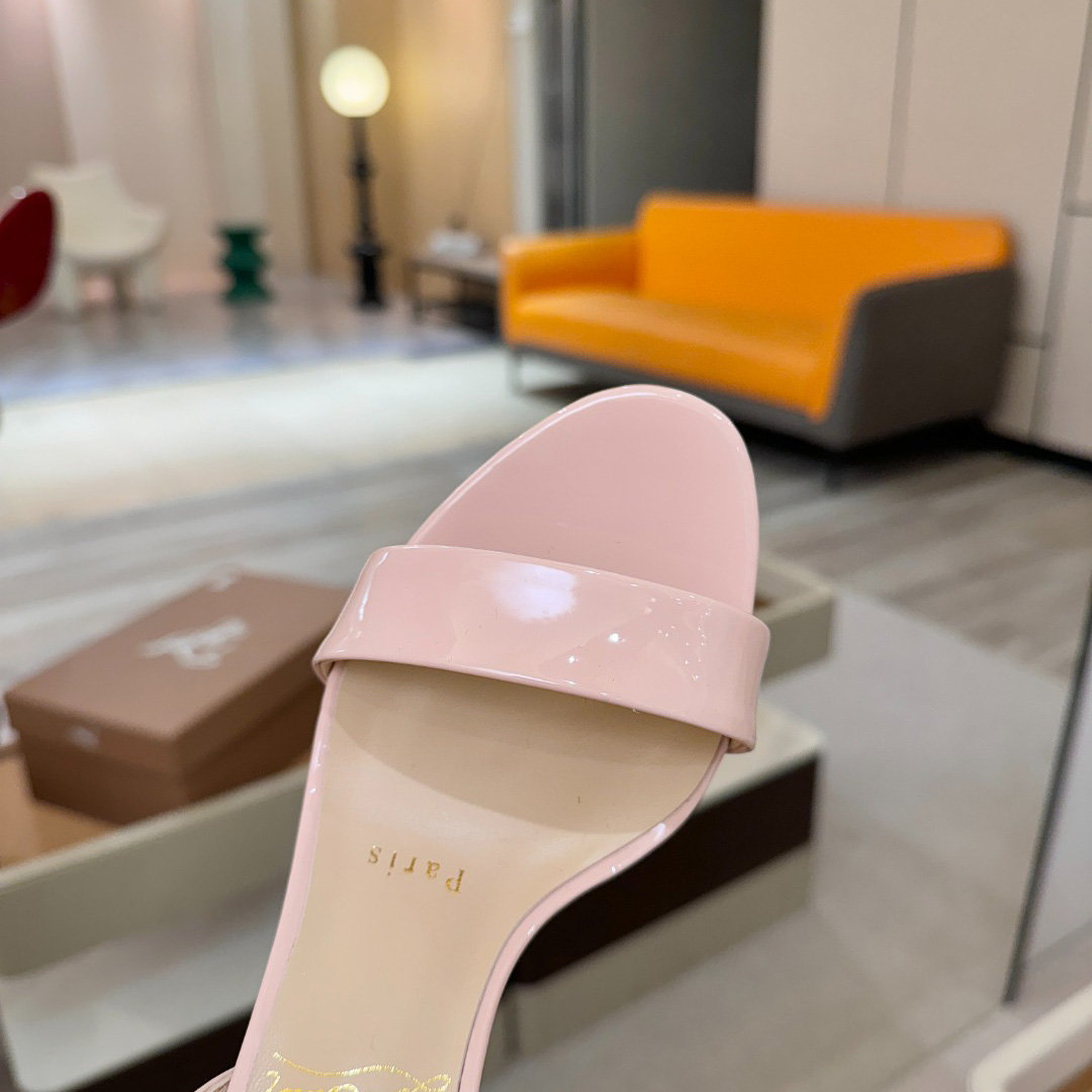 Christian Louboutin Marilyn Leather Sandals - FashionPlug