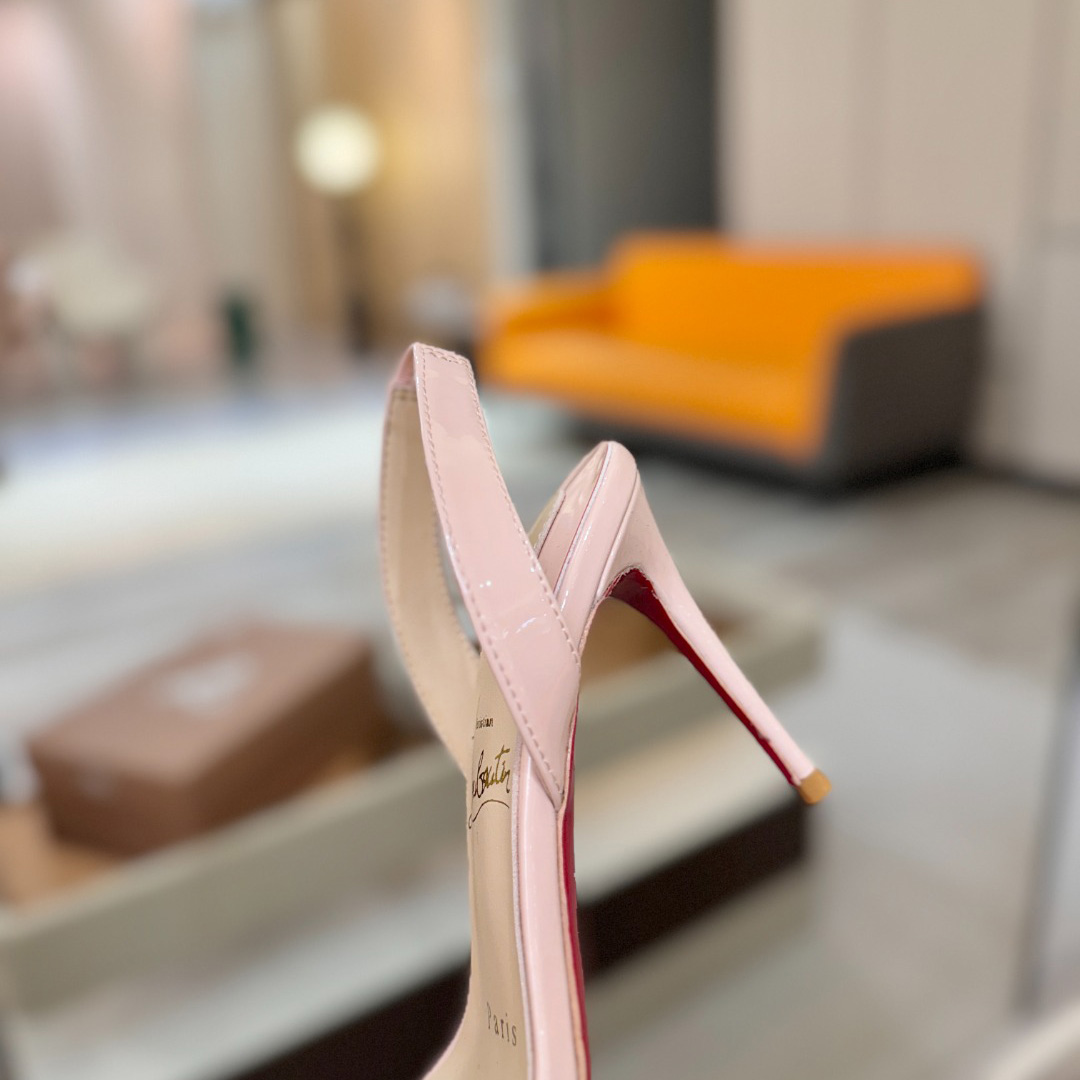 Christian Louboutin Marilyn Leather Sandals - FashionPlug