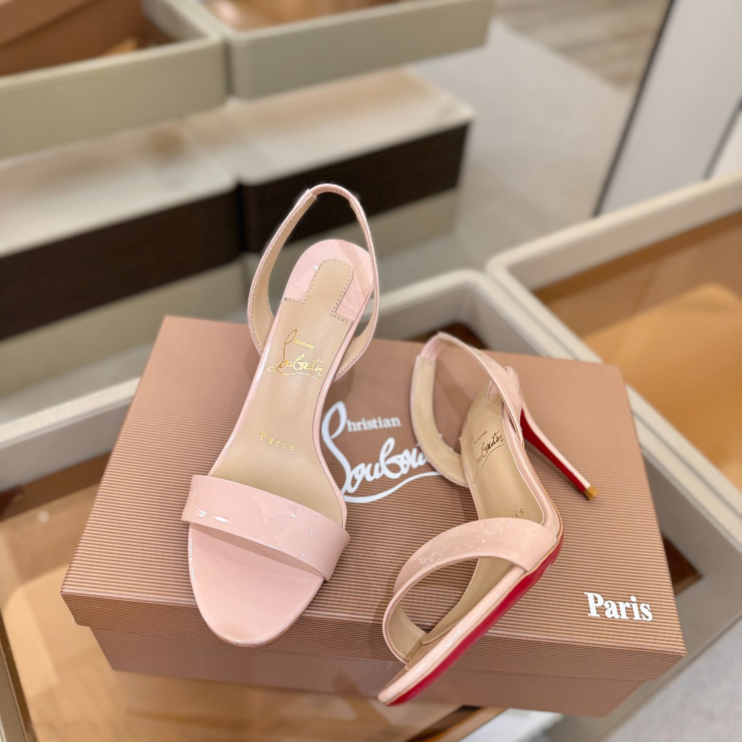 Christian Louboutin Marilyn Leather Sandals - FashionPlug