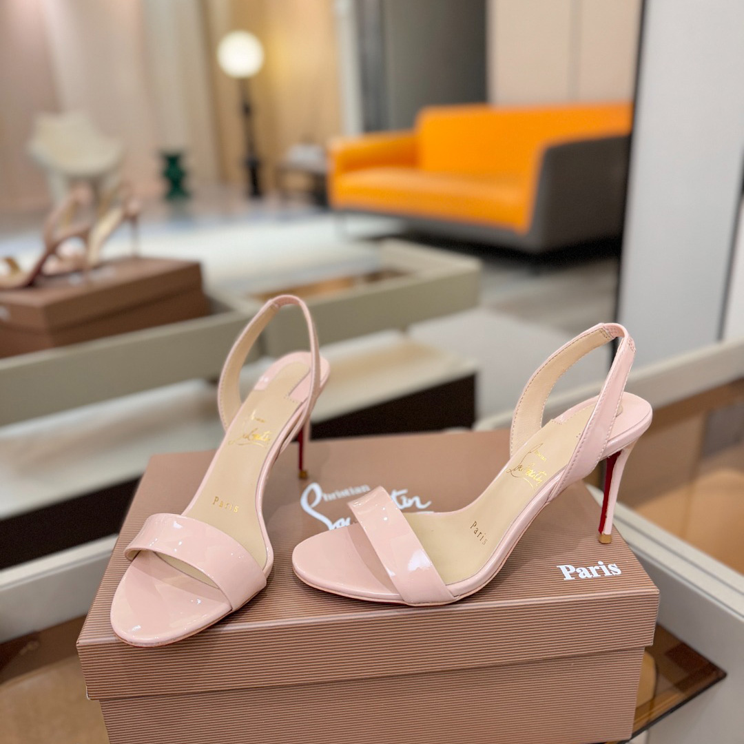 Christian Louboutin Marilyn Leather Sandals - FashionPlug