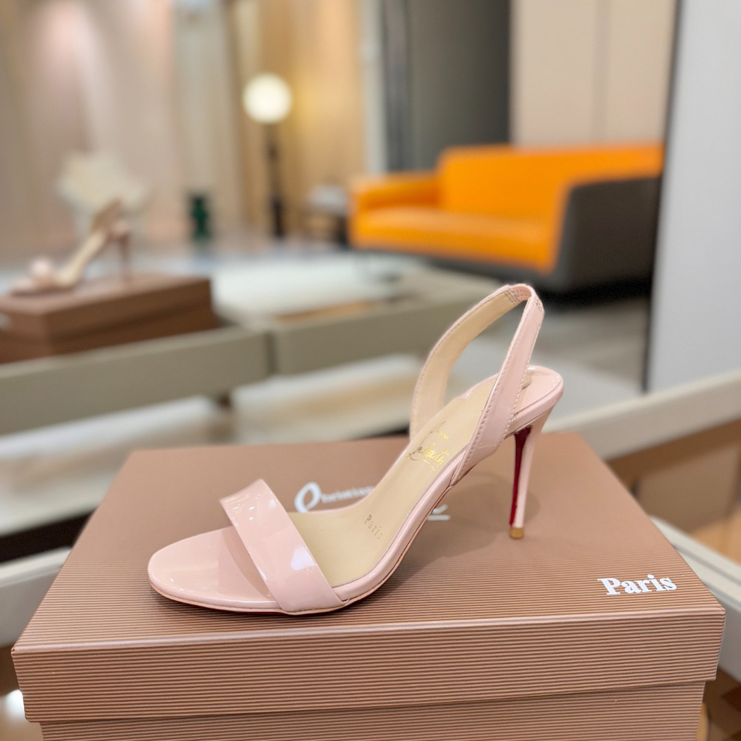 Christian Louboutin Marilyn Leather Sandals - FashionPlug