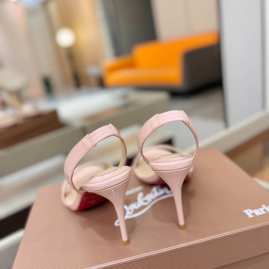 Christian Louboutin Marilyn Leather Sandals - FashionPlug