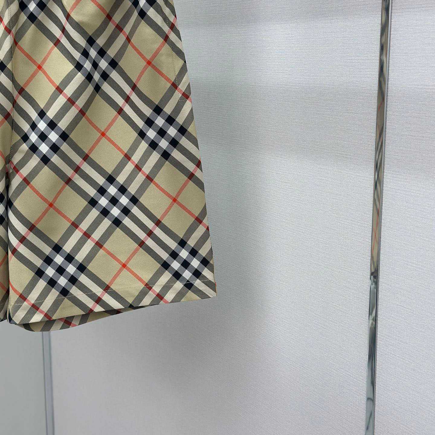 Burberry Check Shorts 'Sand' - FashionPlug