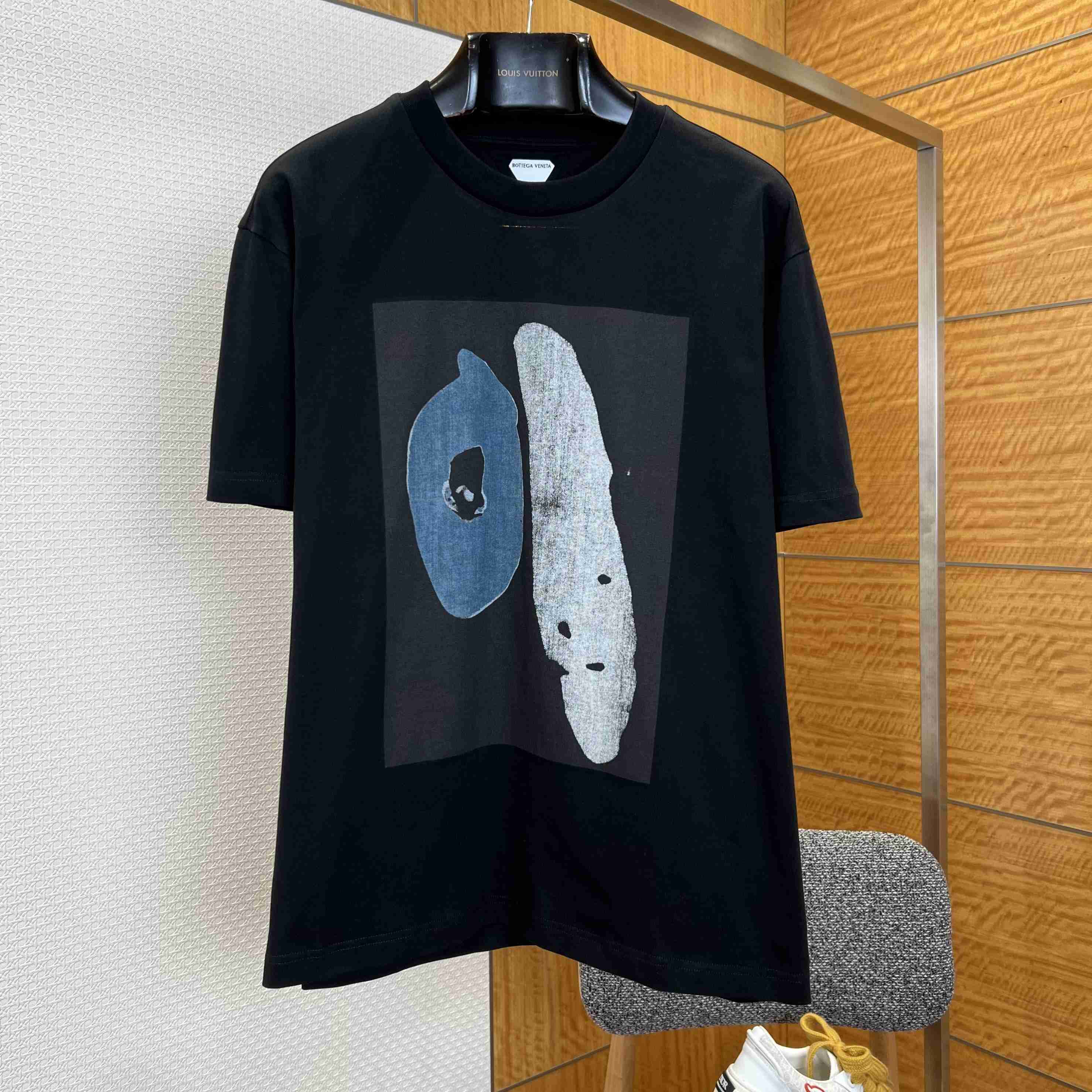 Bottega Veneta Cotton Jersey Printed T-Shirt - FashionPlug