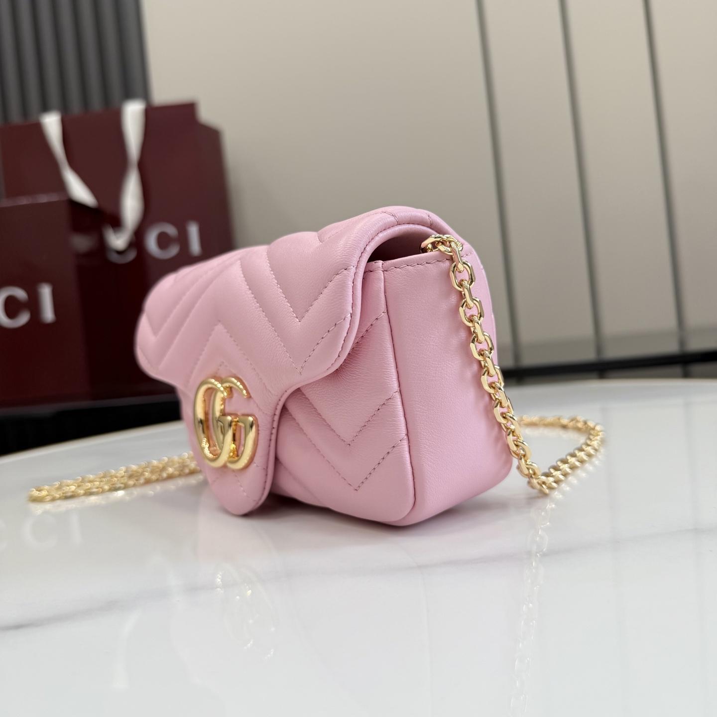 Gucci GG Marmont Mini Shoulder Bag - FashionPlug