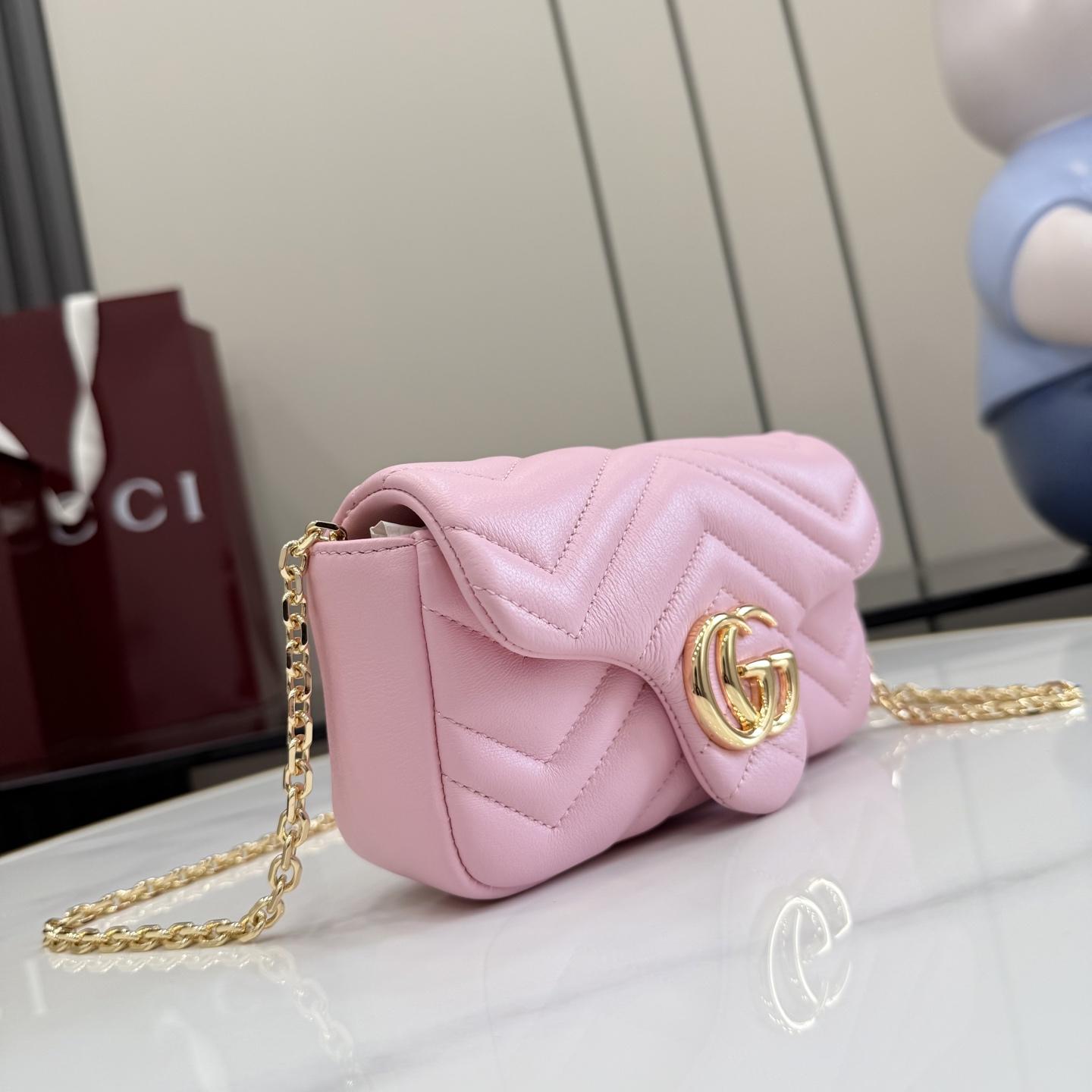 Gucci GG Marmont Mini Shoulder Bag - FashionPlug