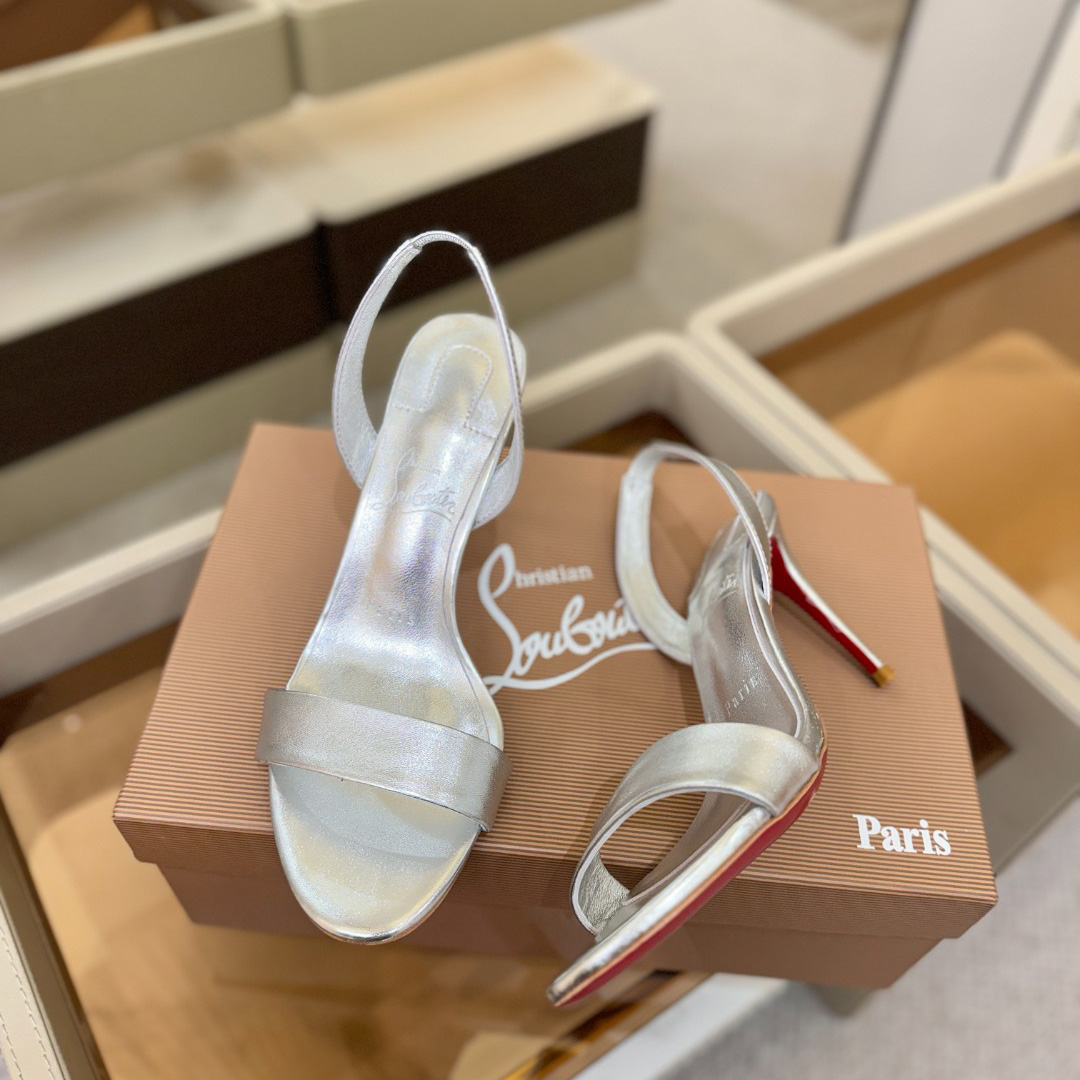 Christian Louboutin Marilyn Leather Sandals - FashionPlug