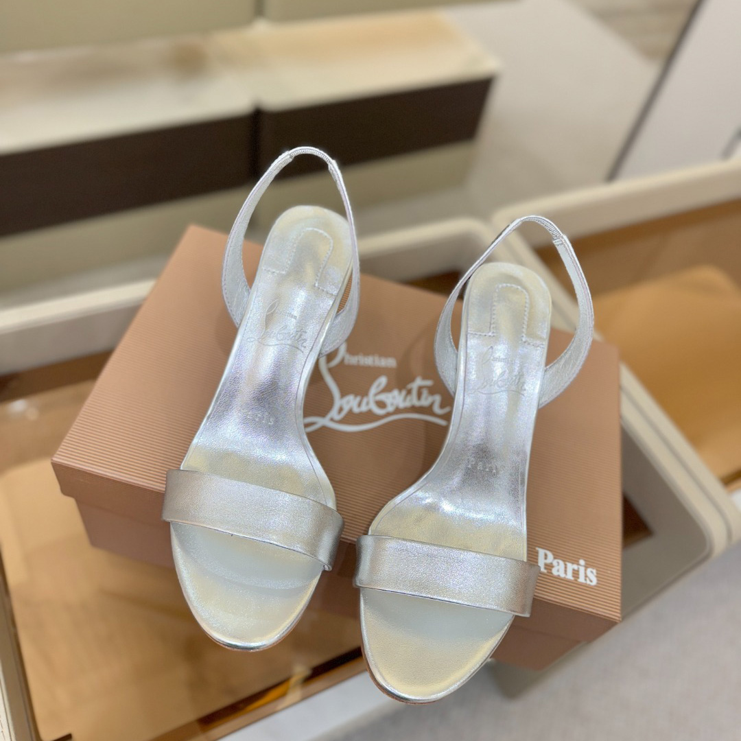 Christian Louboutin Marilyn Leather Sandals - FashionPlug