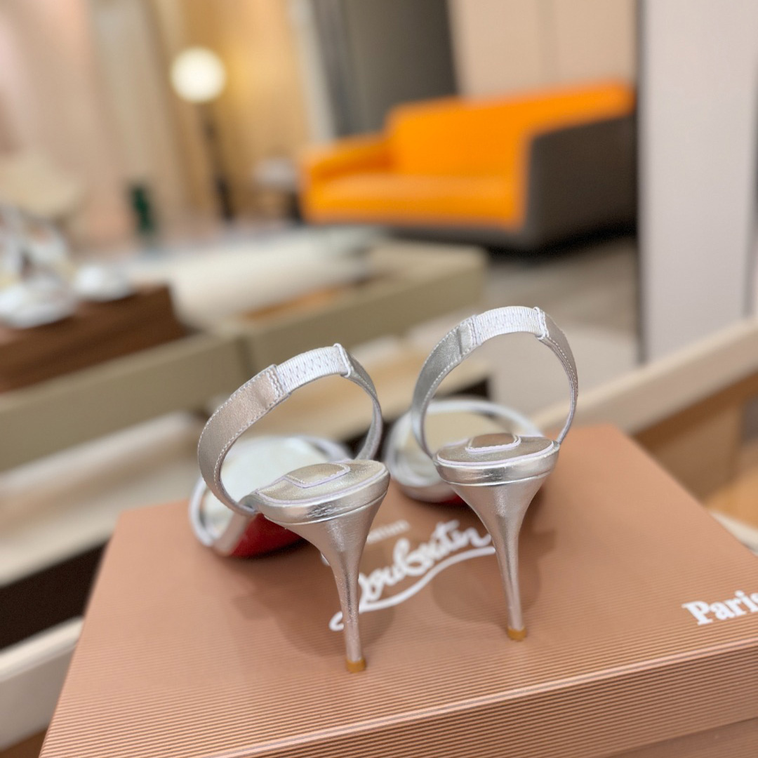 Christian Louboutin Marilyn Leather Sandals - FashionPlug