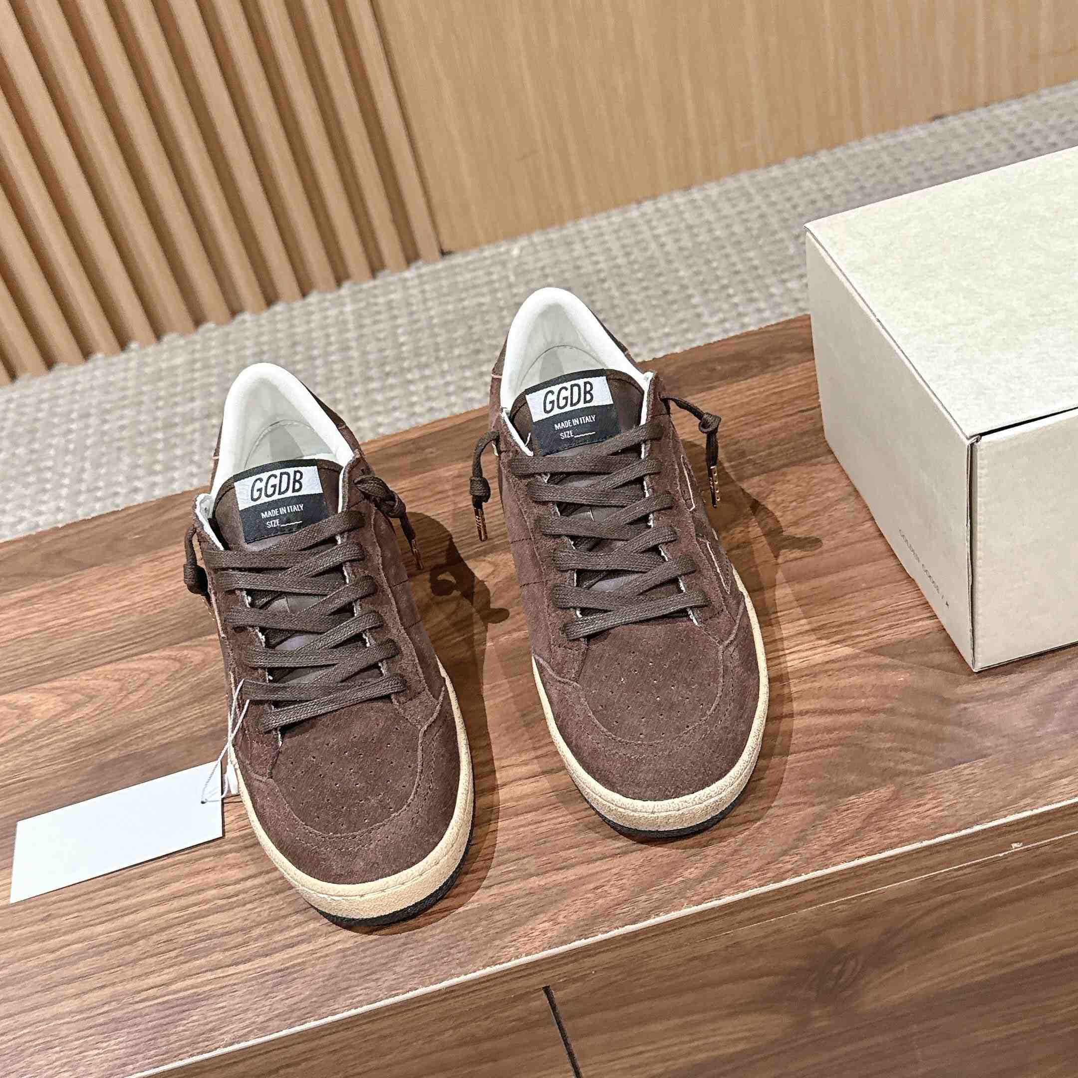 Golden Goose Suede Ball Star Sneakers - FashionPlug