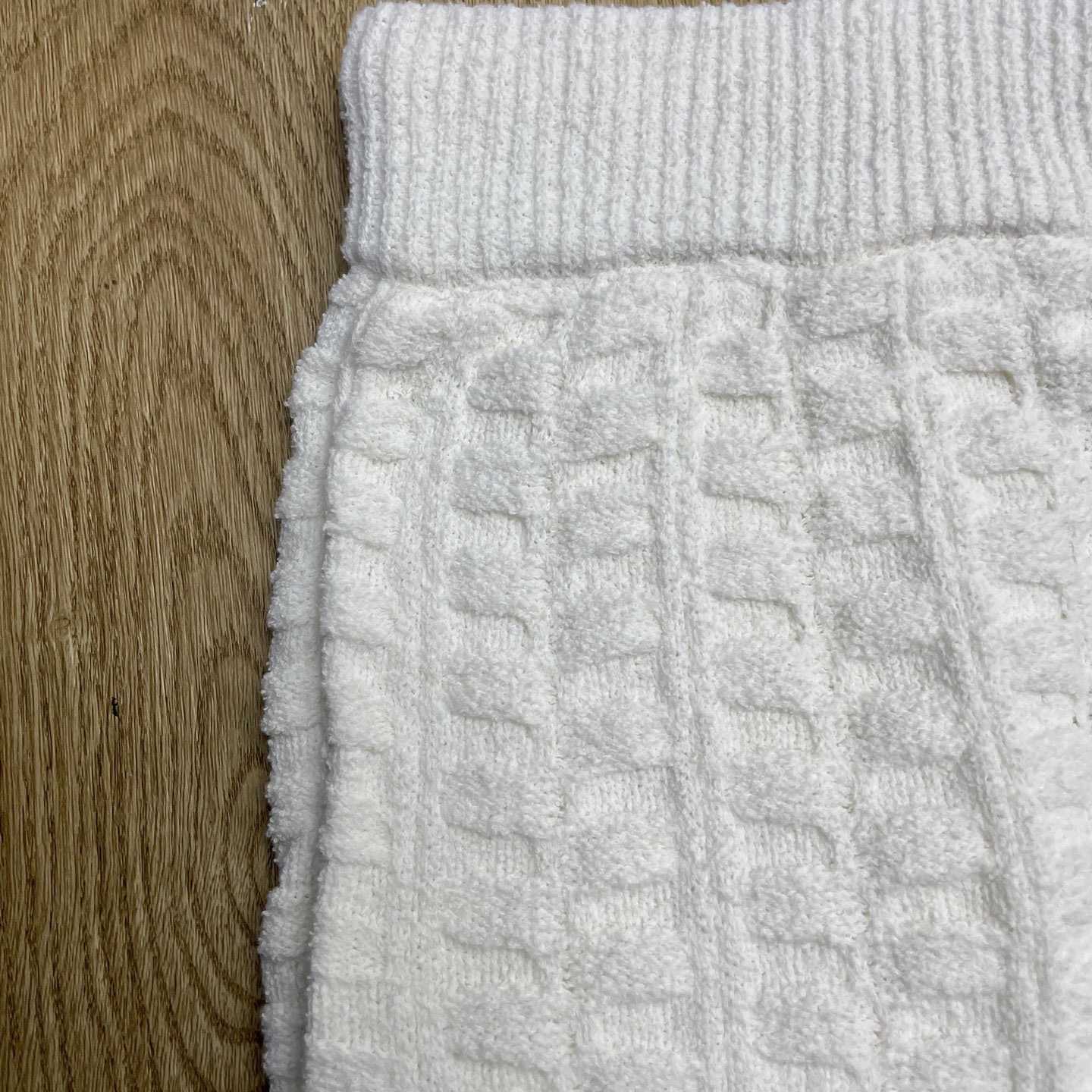 Casablanca Tennis Boucle Shorts In White Z6044 - FashionPlug