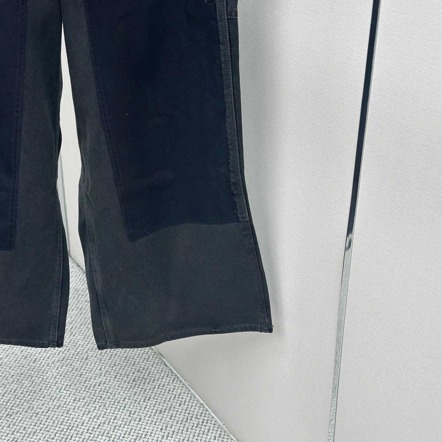 Balenciaga Ripped Off Baggy Jeans - FashionPlug
