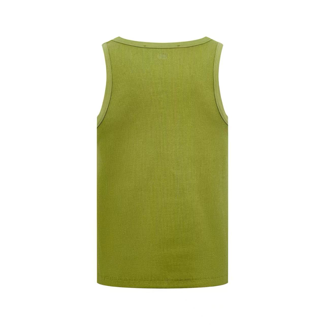 AMI Paris Cotton Ami De Coeur Tanktop - FashionPlug