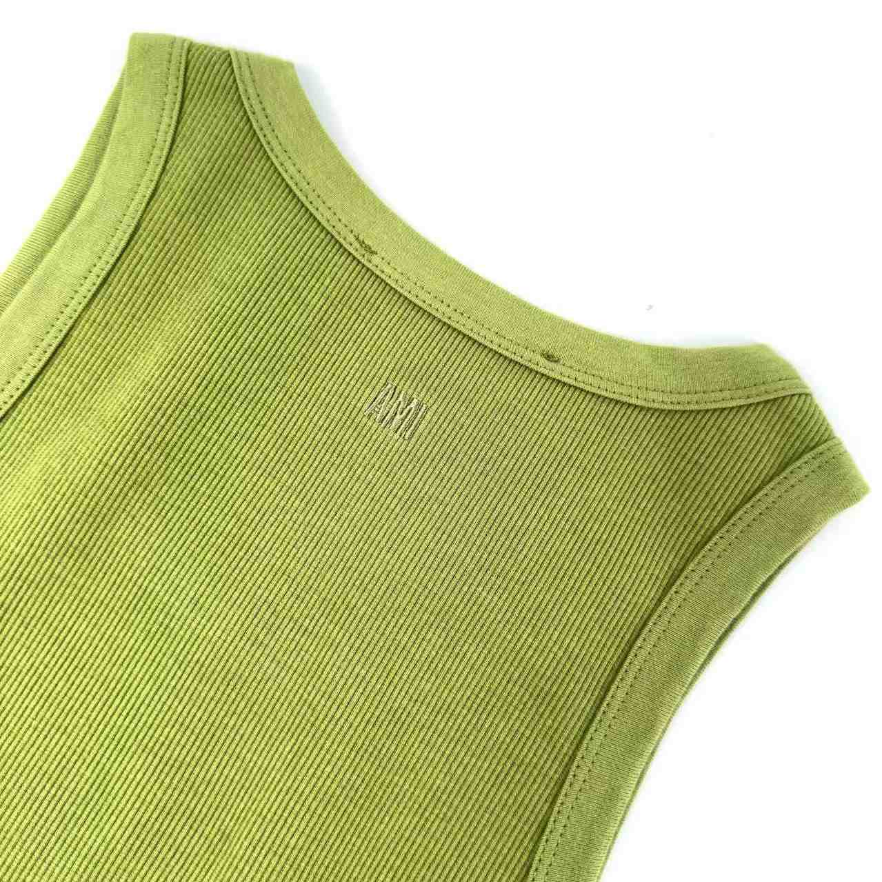 AMI Paris Cotton Ami De Coeur Tanktop - FashionPlug
