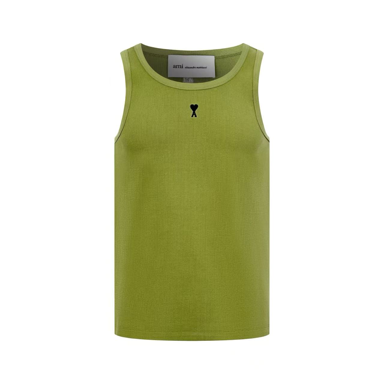 AMI Paris Cotton Ami De Coeur Tanktop - FashionPlug