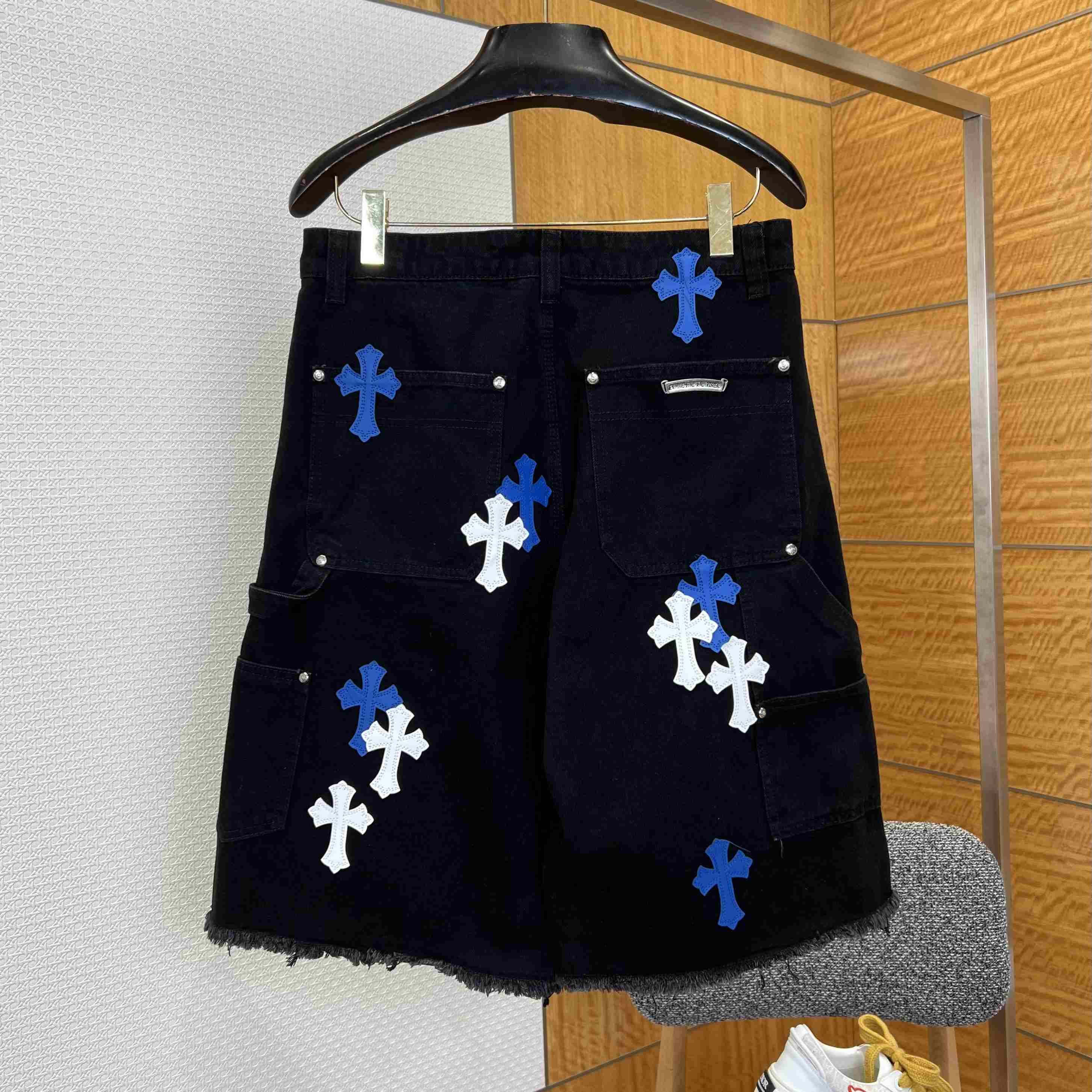 Chrome Hearts Denim Shorts - FashionPlug