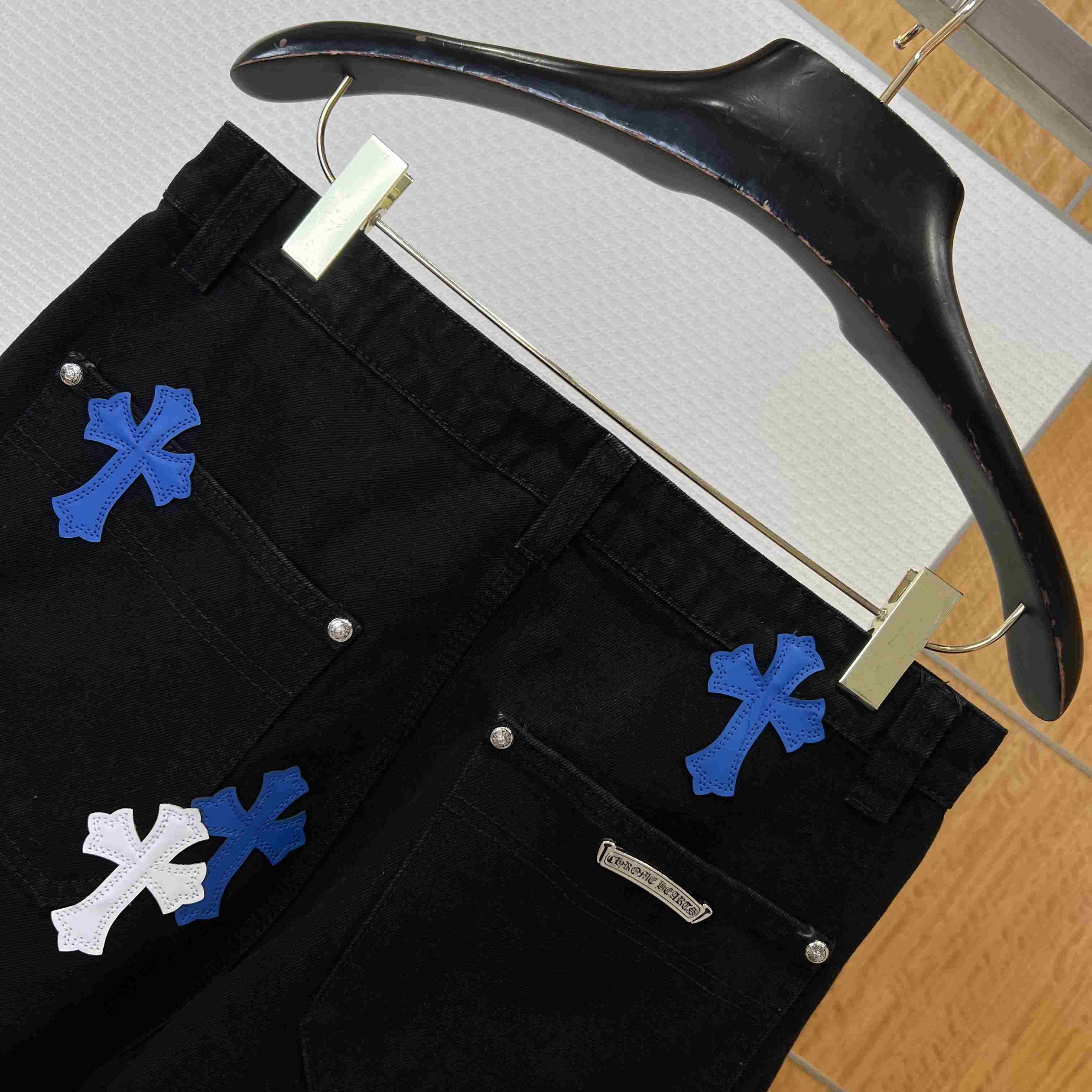 Chrome Hearts Denim Shorts - FashionPlug