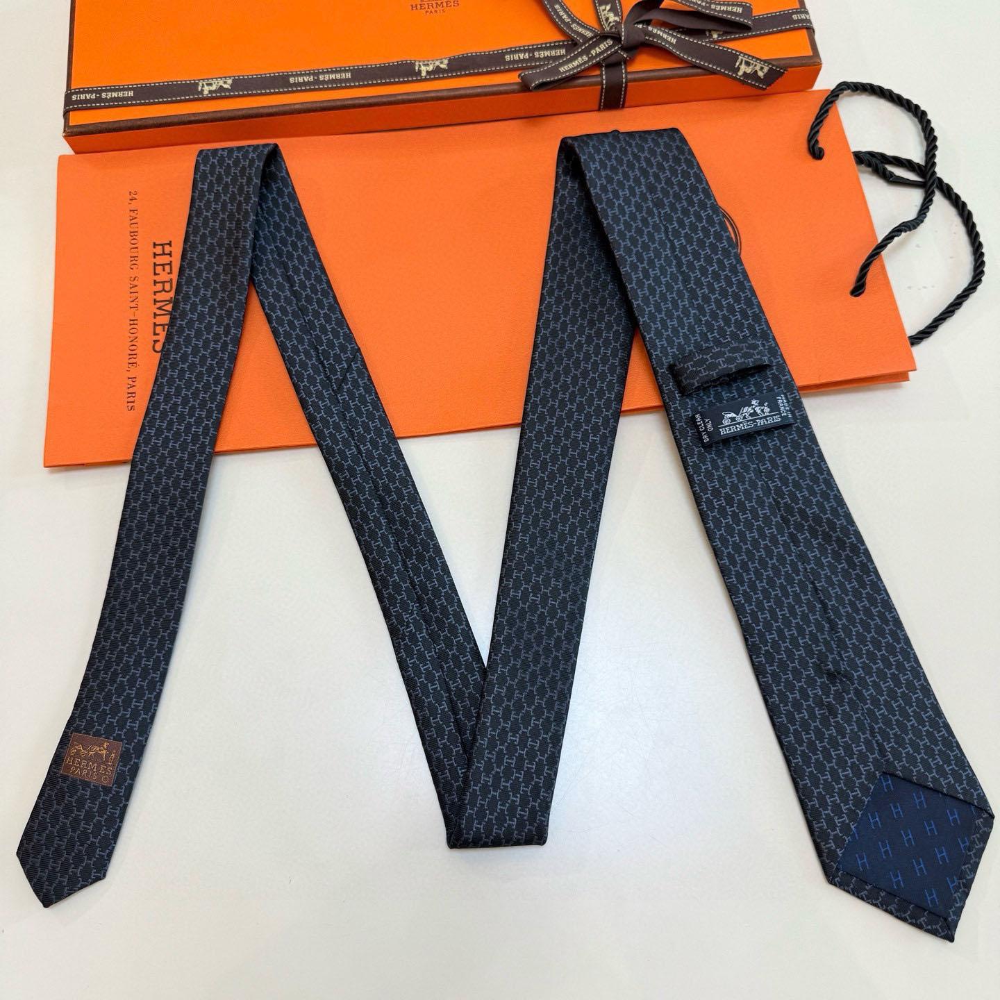 Hermes Dancing H Tie - FashionPlug
