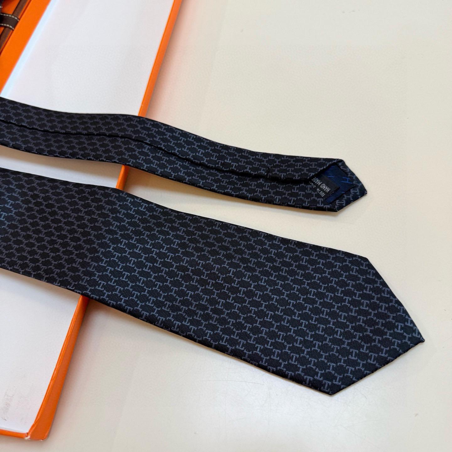 Hermes Dancing H Tie - FashionPlug