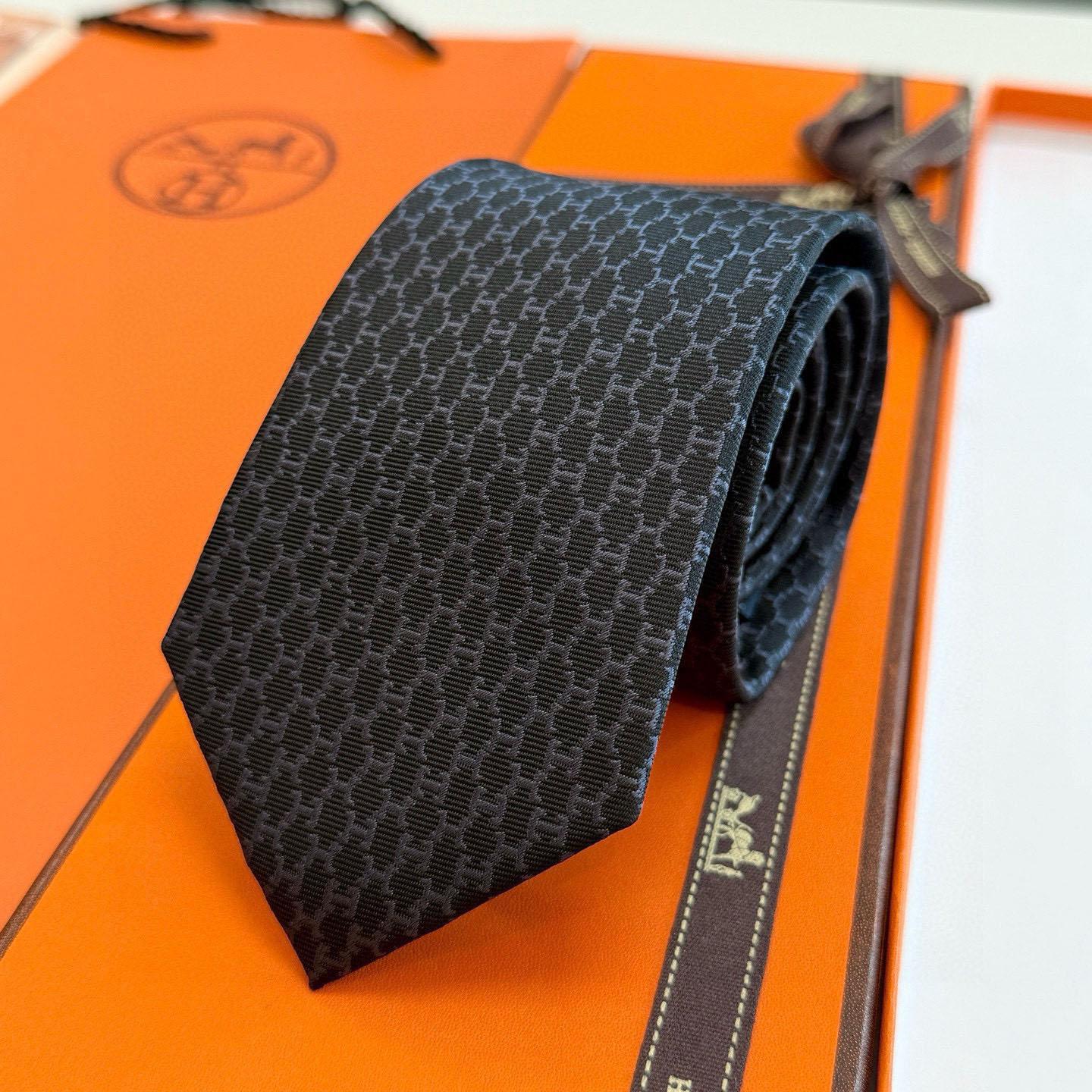 Hermes Dancing H Tie - FashionPlug