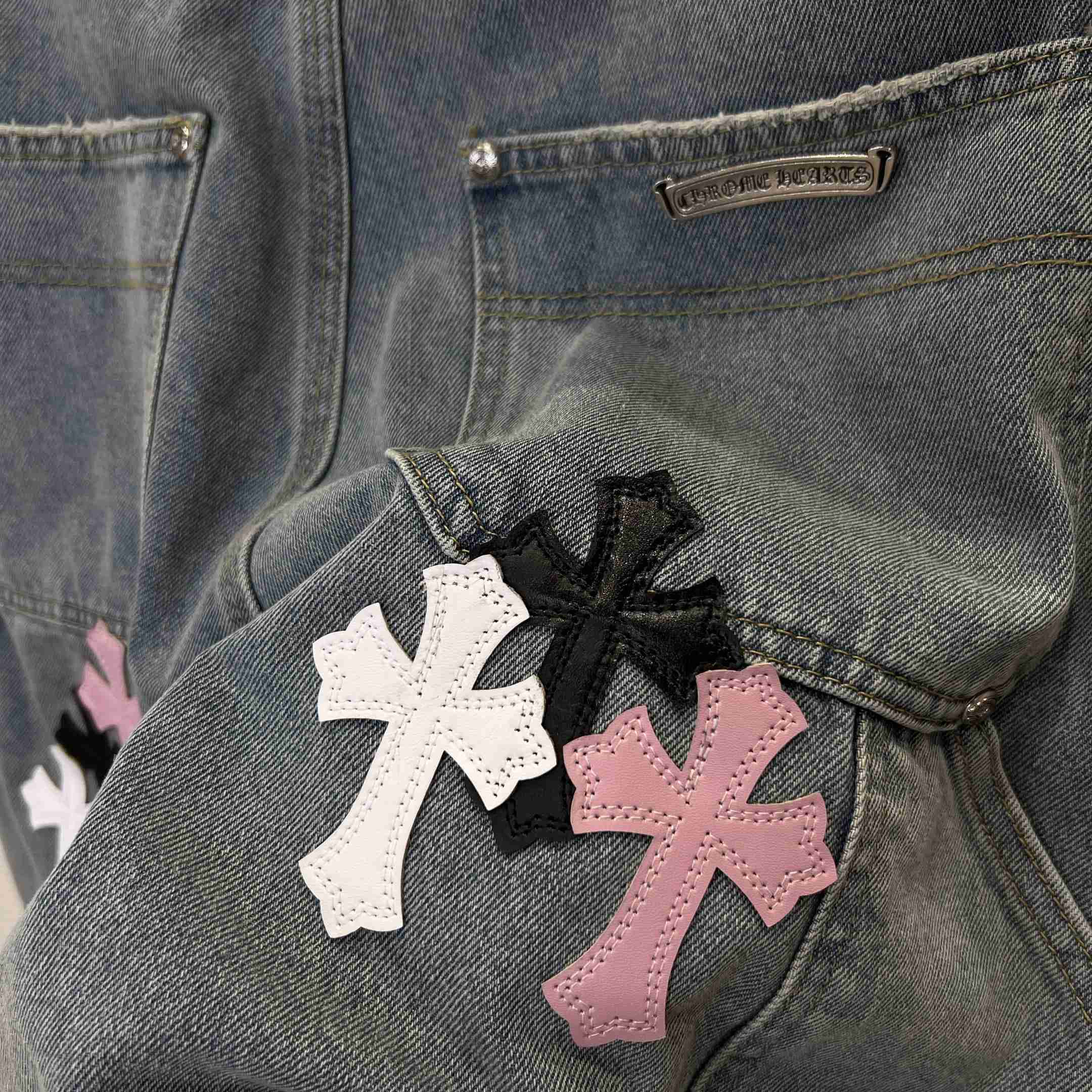 Chrome Hearts Denim Shorts - FashionPlug
