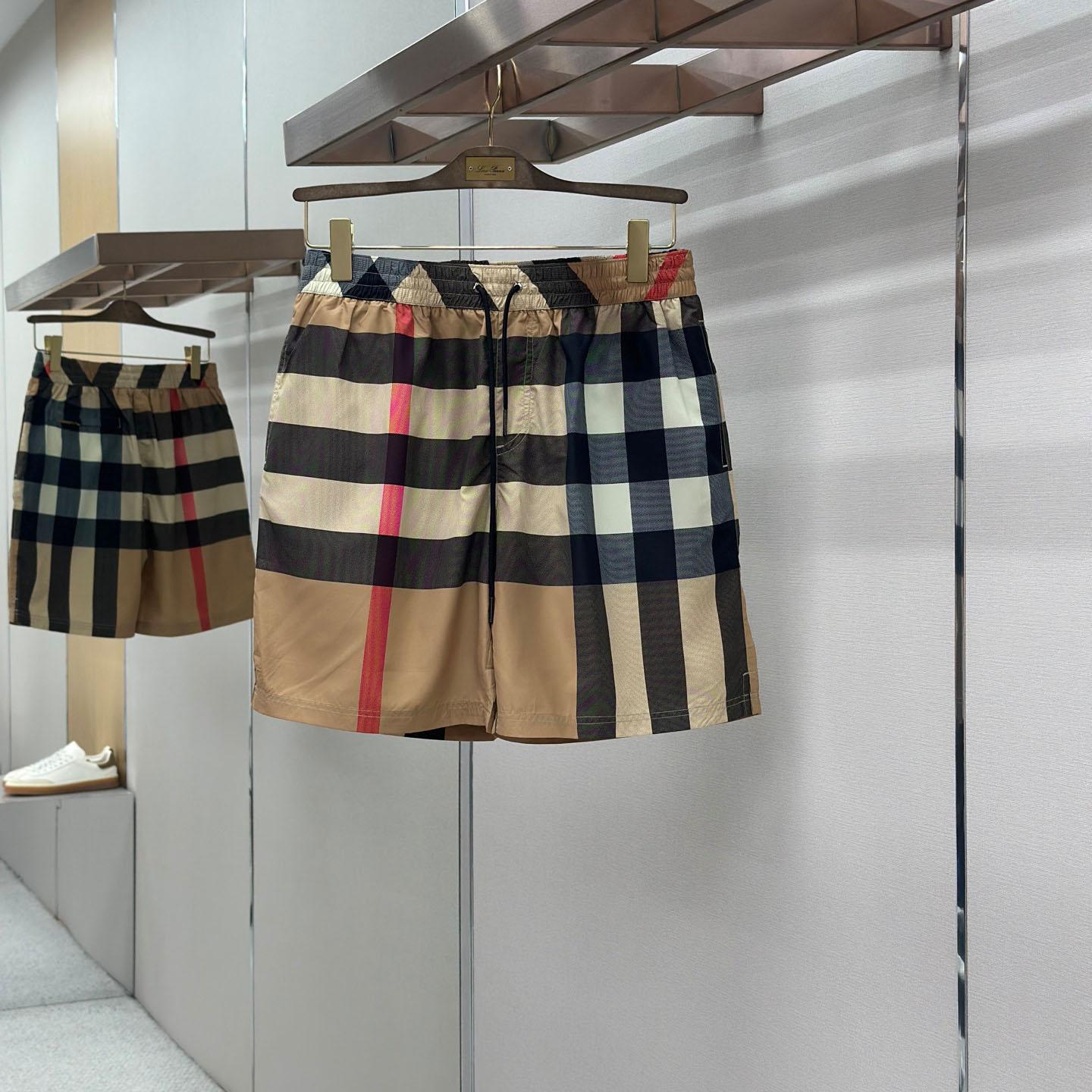 Burberry Check Swim Shorts 'Archive Beige' - FashionPlug