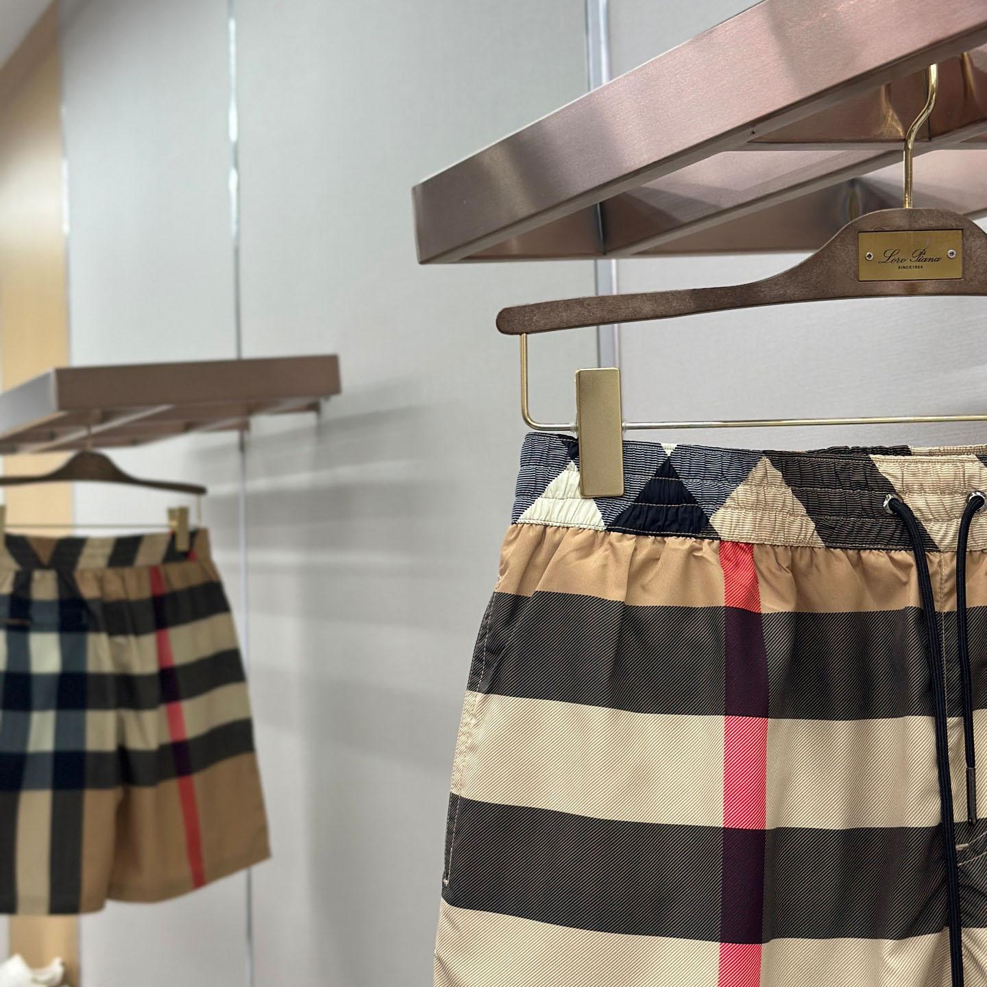 Burberry Check Swim Shorts 'Archive Beige' - FashionPlug
