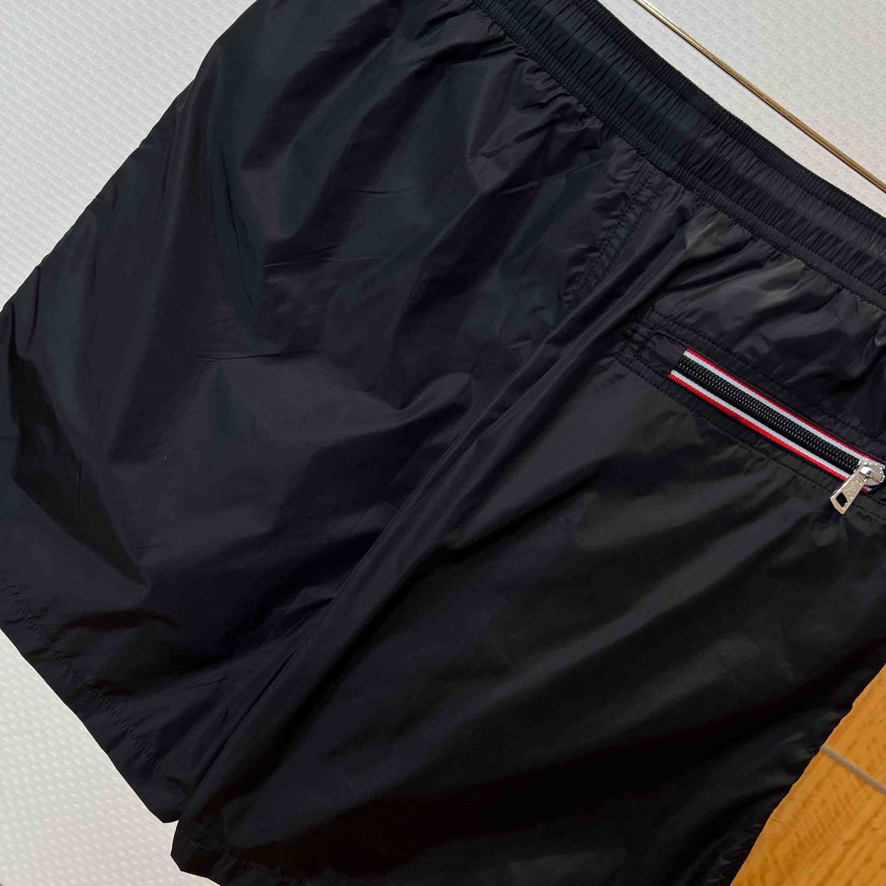 Moncler Logo-Patch Swim Shorts - FashionPlug