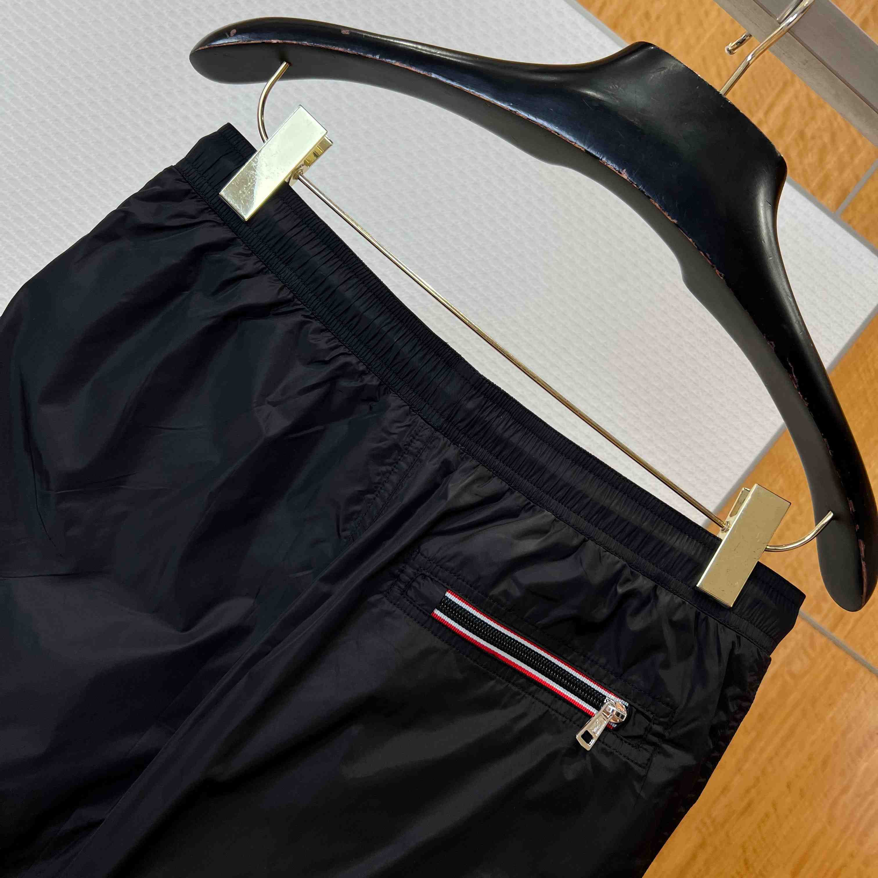 Moncler Logo-Patch Swim Shorts - FashionPlug