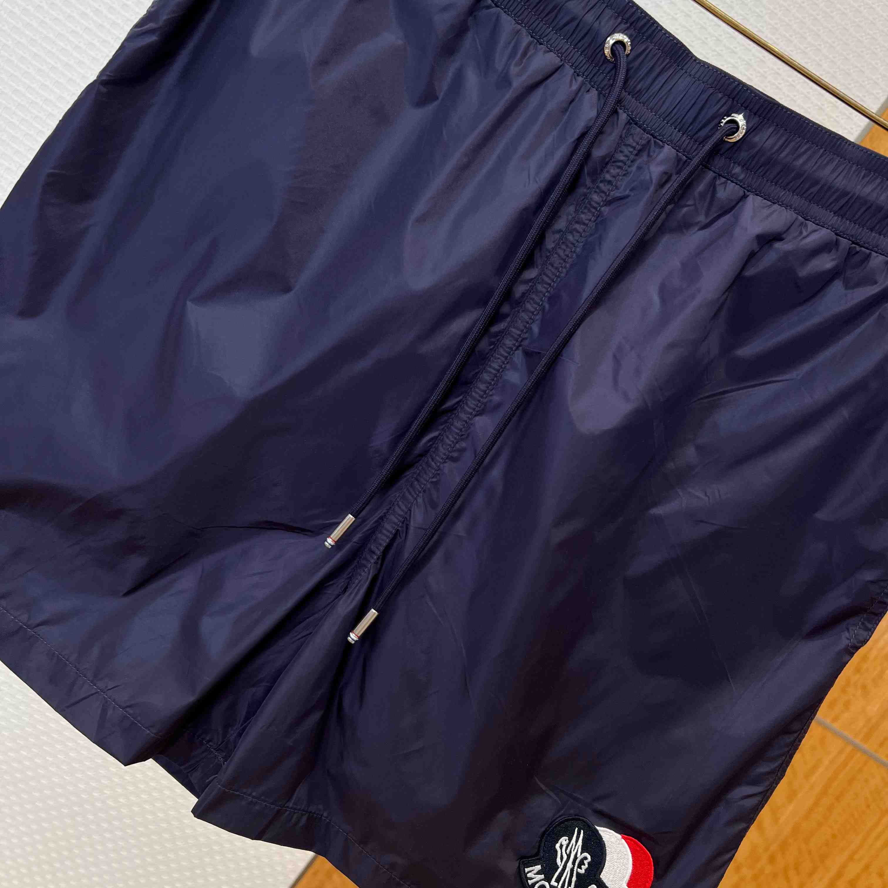Moncler Logo-Patch Swim Shorts - FashionPlug
