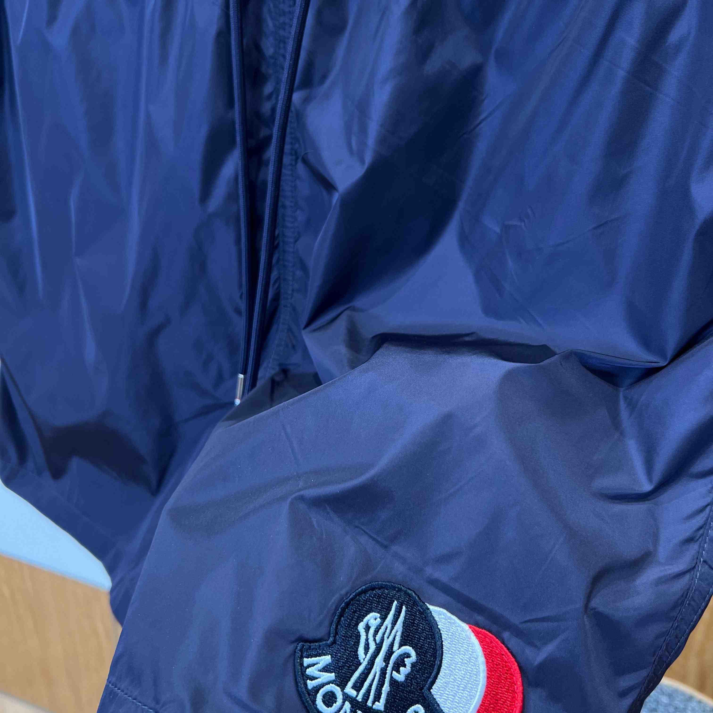 Moncler Logo-Patch Swim Shorts - FashionPlug