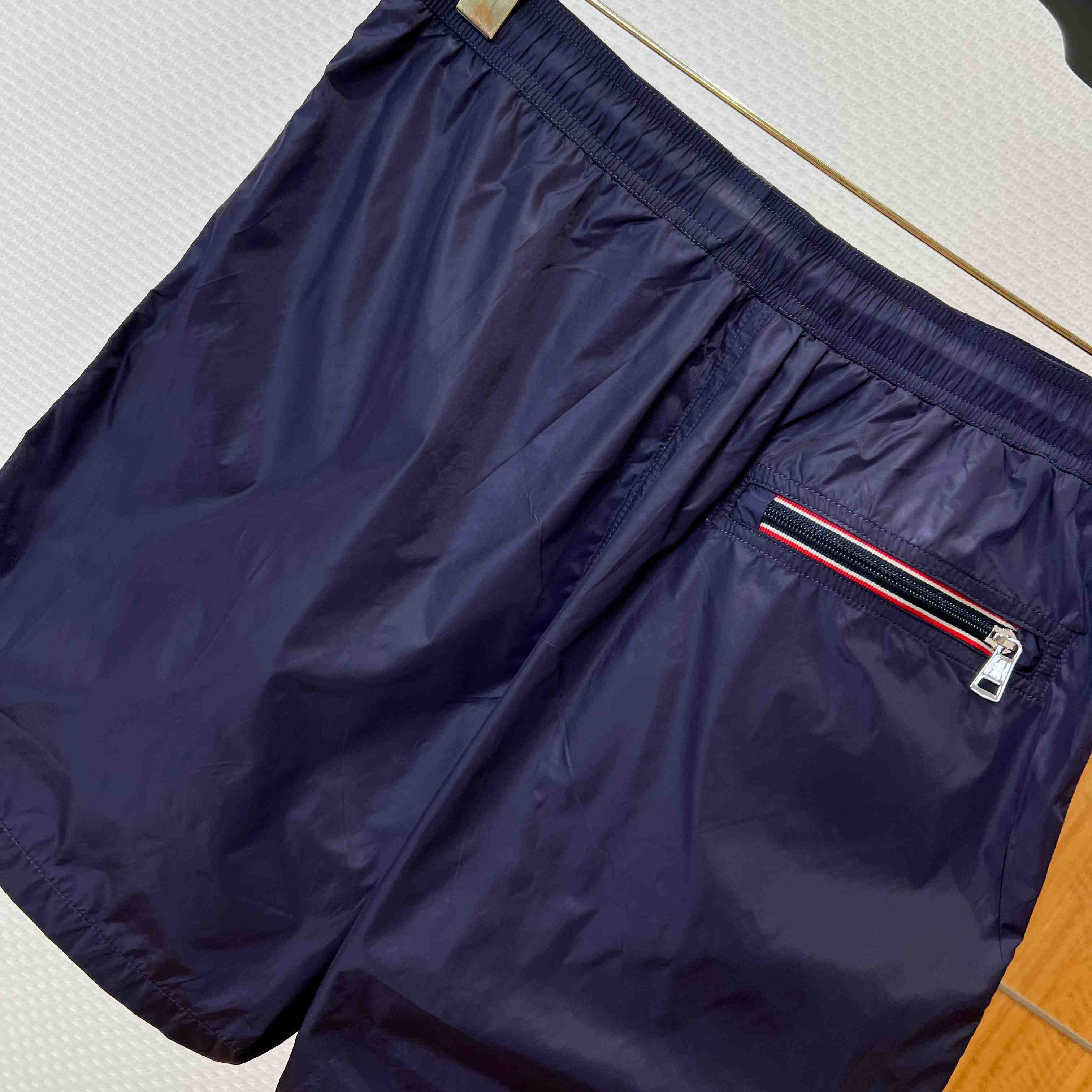 Moncler Logo-Patch Swim Shorts - FashionPlug