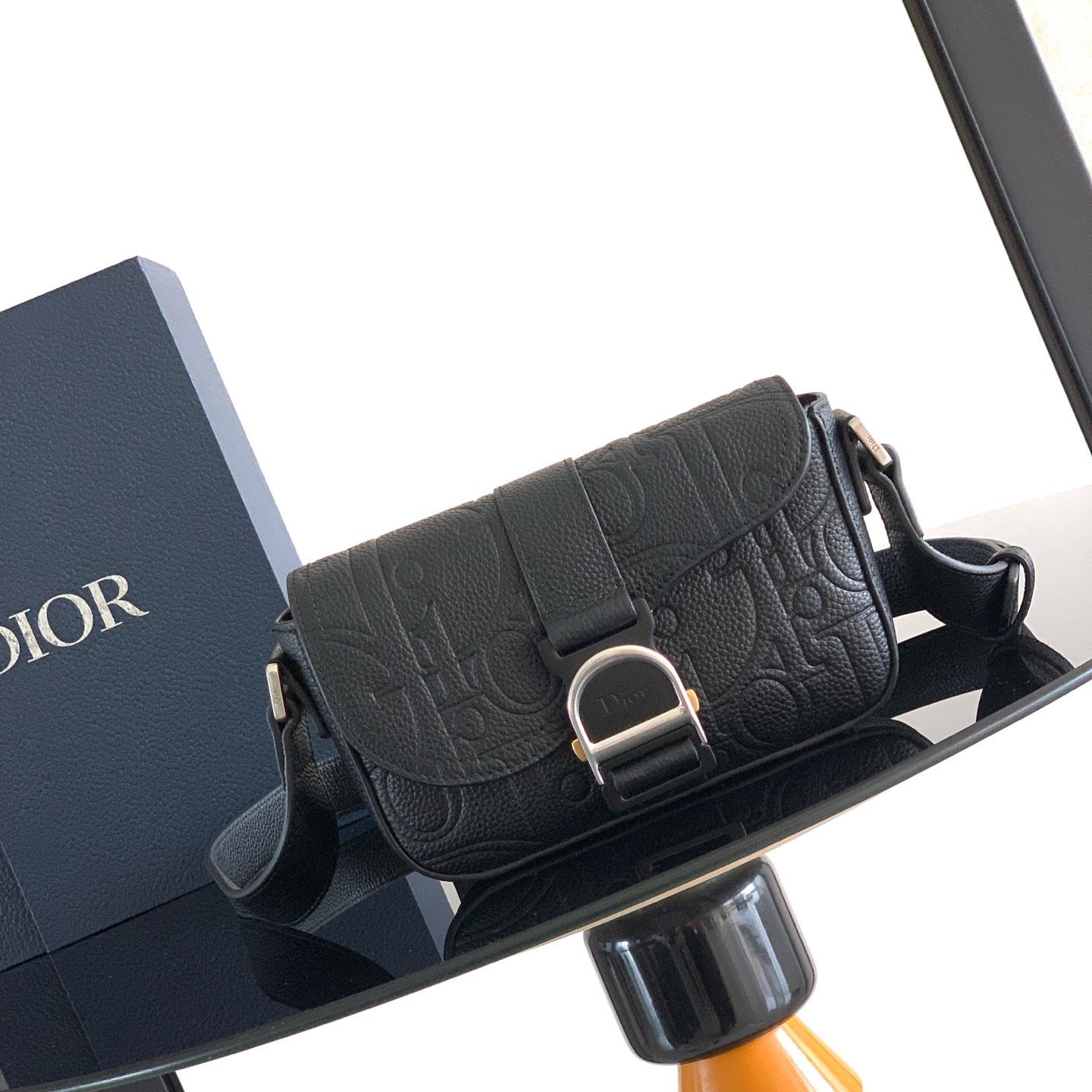 Dior Saddle Heritage Messenger Bag With Flap - FashionPlug
