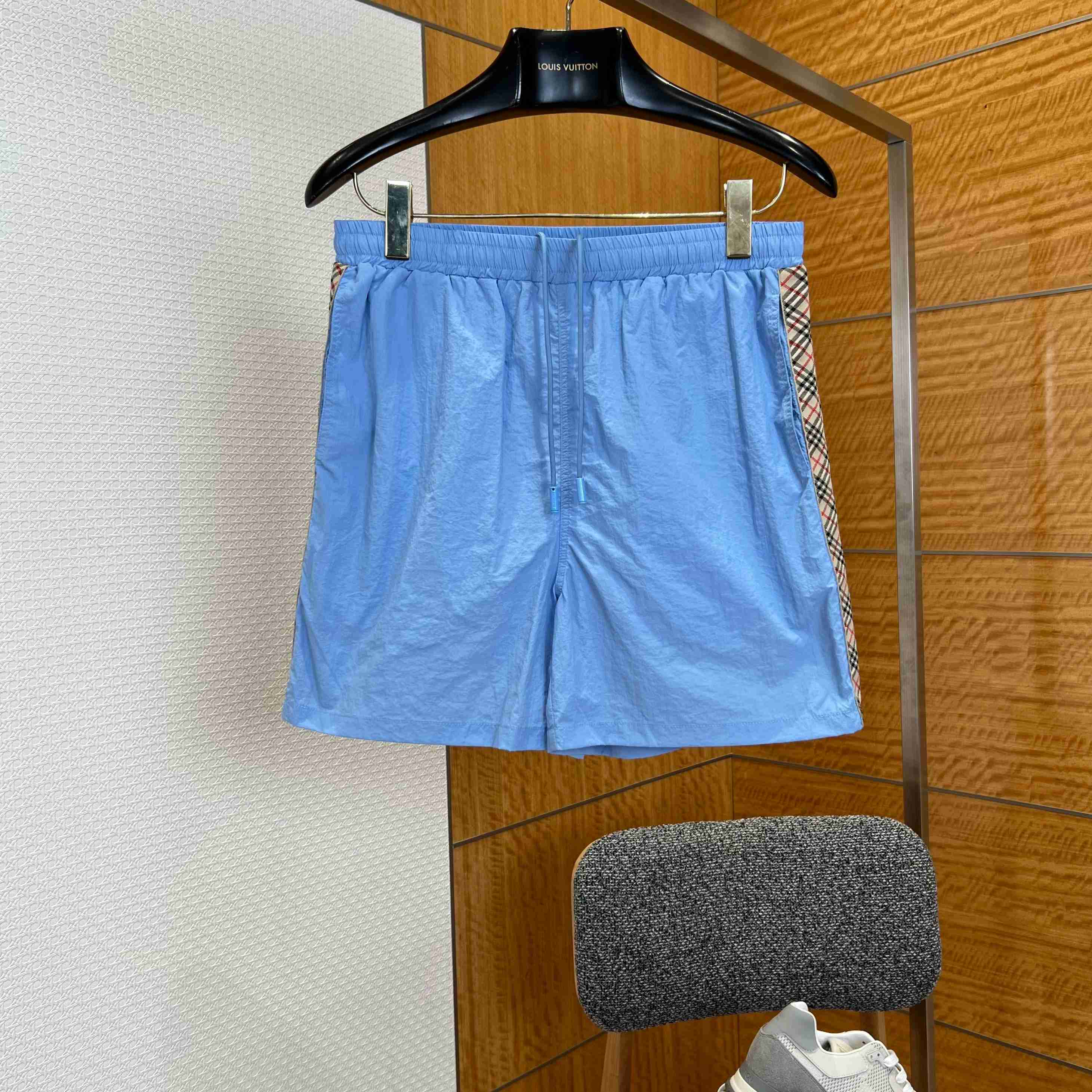 Burberry Check Trim Swim Shorts - FashionPlug
