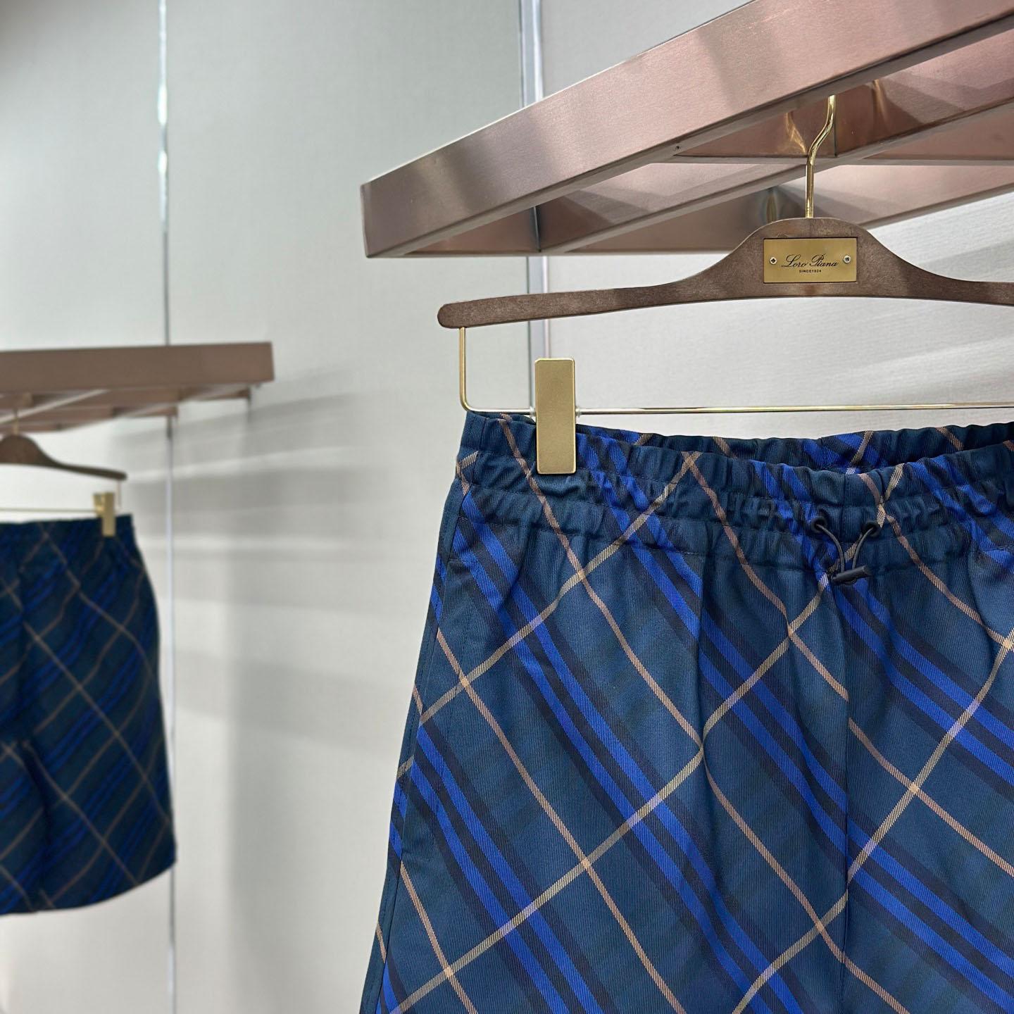 Burberry Check-Pattern Shorts - FashionPlug