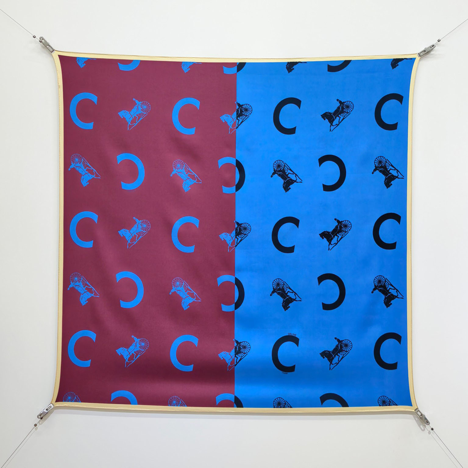 Celine  Square In Silk Twill - FashionPlug