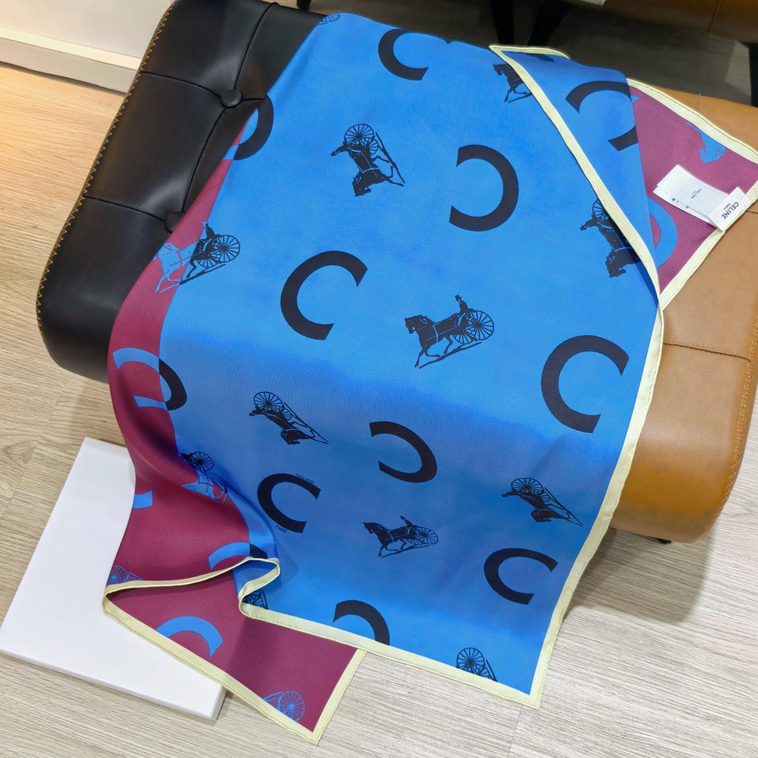 Celine  Square In Silk Twill - FashionPlug