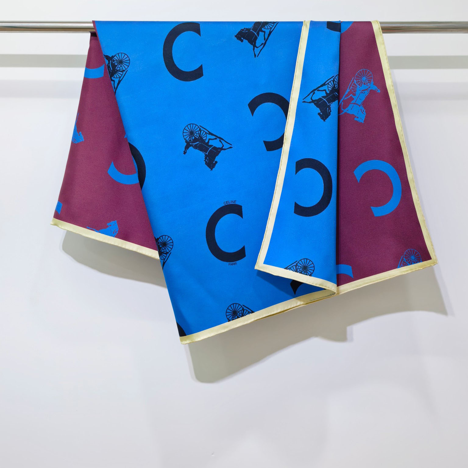 Celine  Square In Silk Twill - FashionPlug