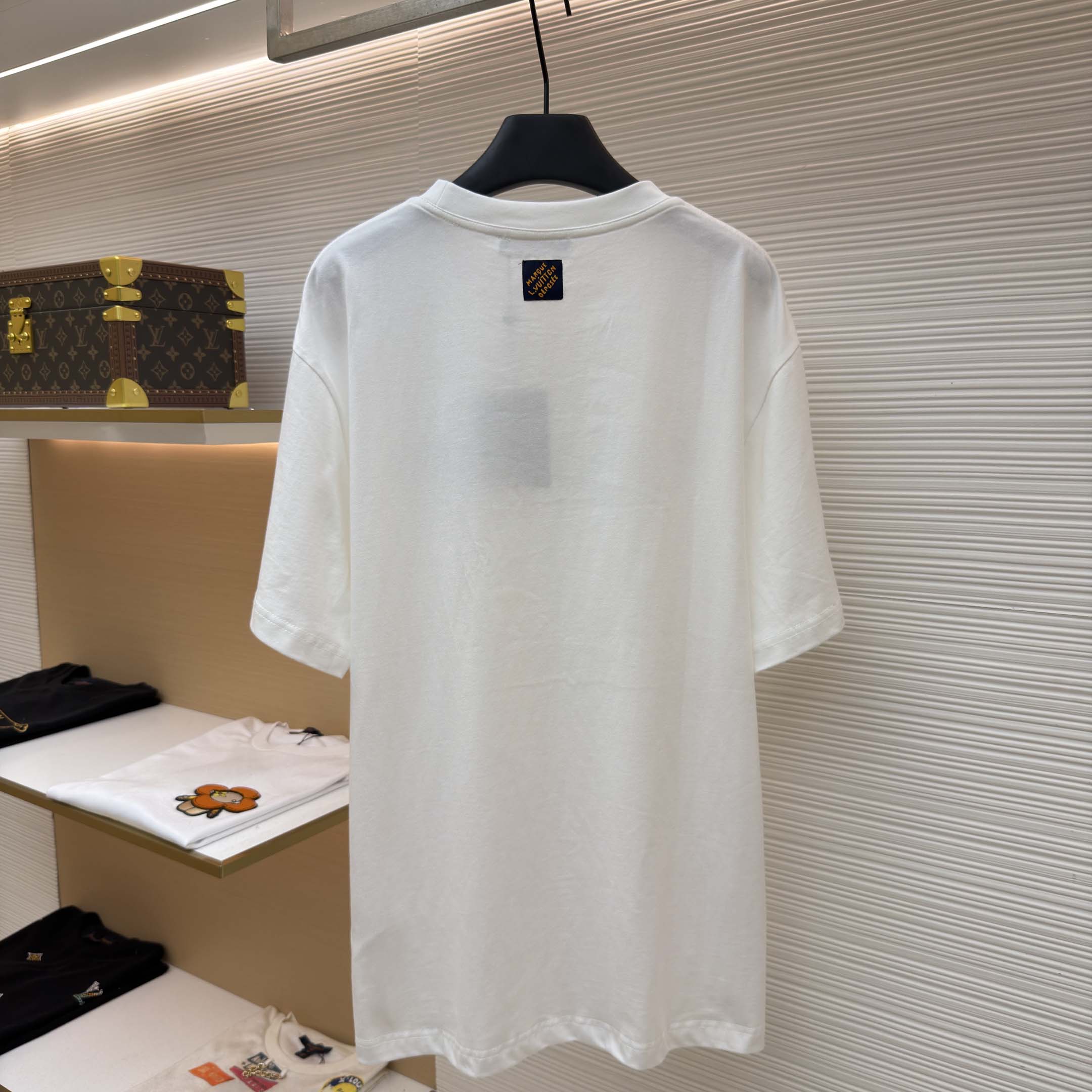 Louis Vuitton Denim Signature T-Shirt    - FashionPlug