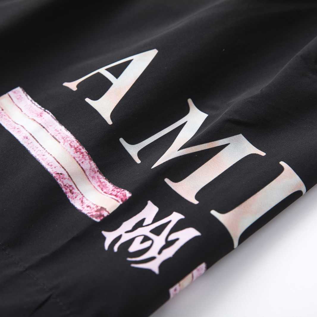 Amiri Watercolour Bar Sweat Shorts - FashionPlug