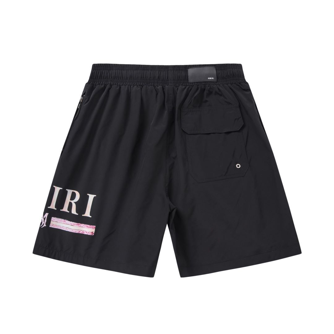 Amiri Watercolour Bar Sweat Shorts - FashionPlug