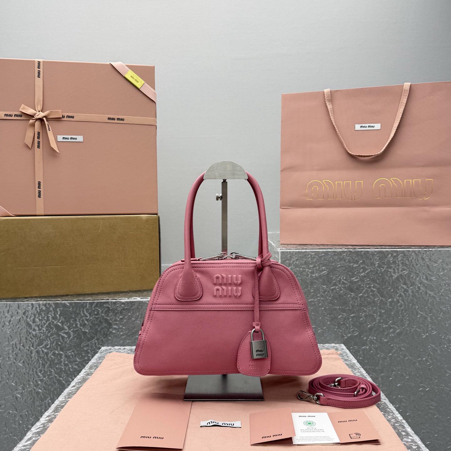 Miu Miu Vivant Nappa Leather Bag - FashionPlug