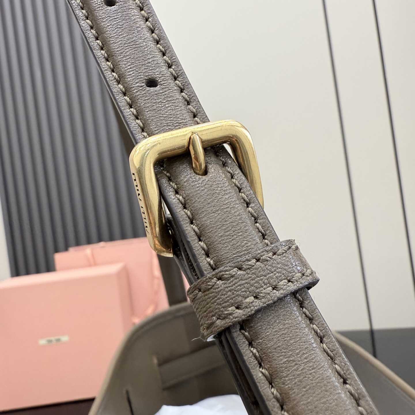 Miu Miu Aventure Nappa Leather Bucket Bag - FashionPlug