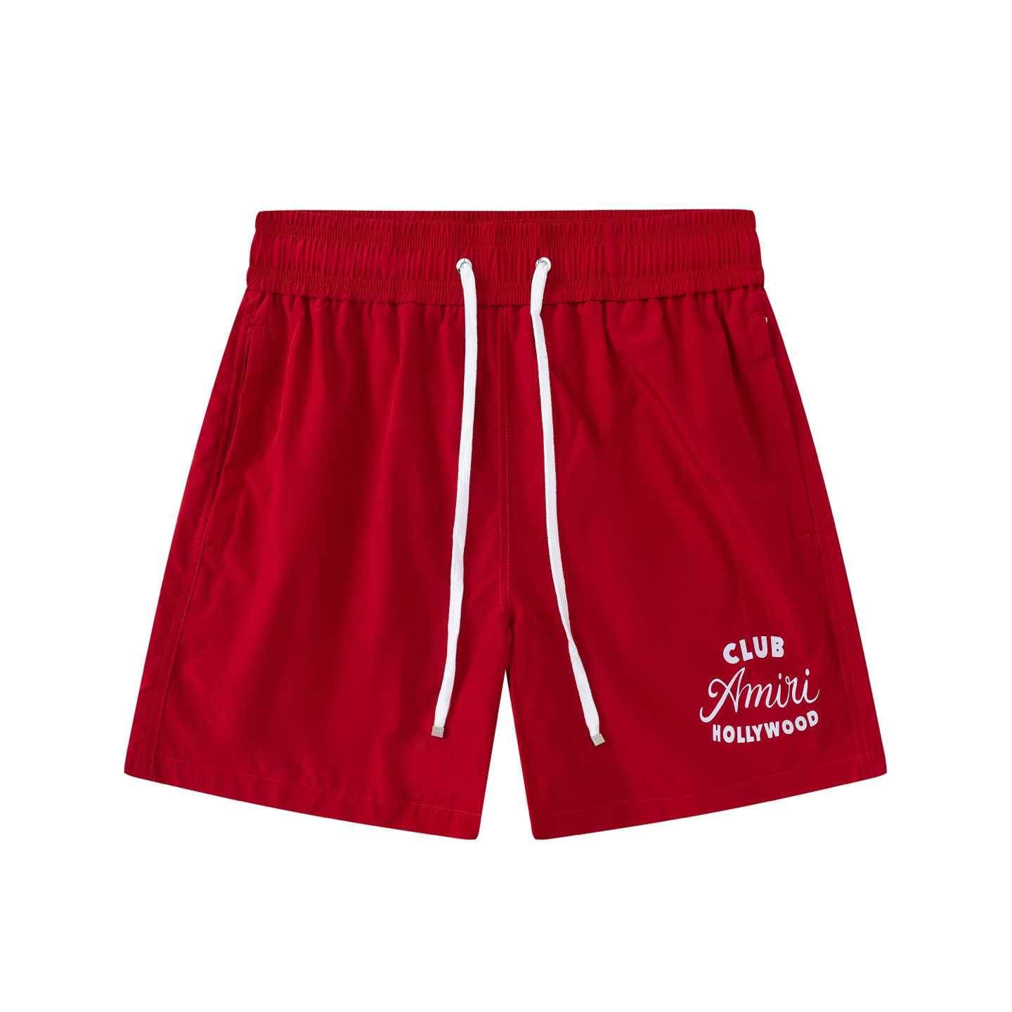 Amiri Club Swim Shorts 'Red' - FashionPlug