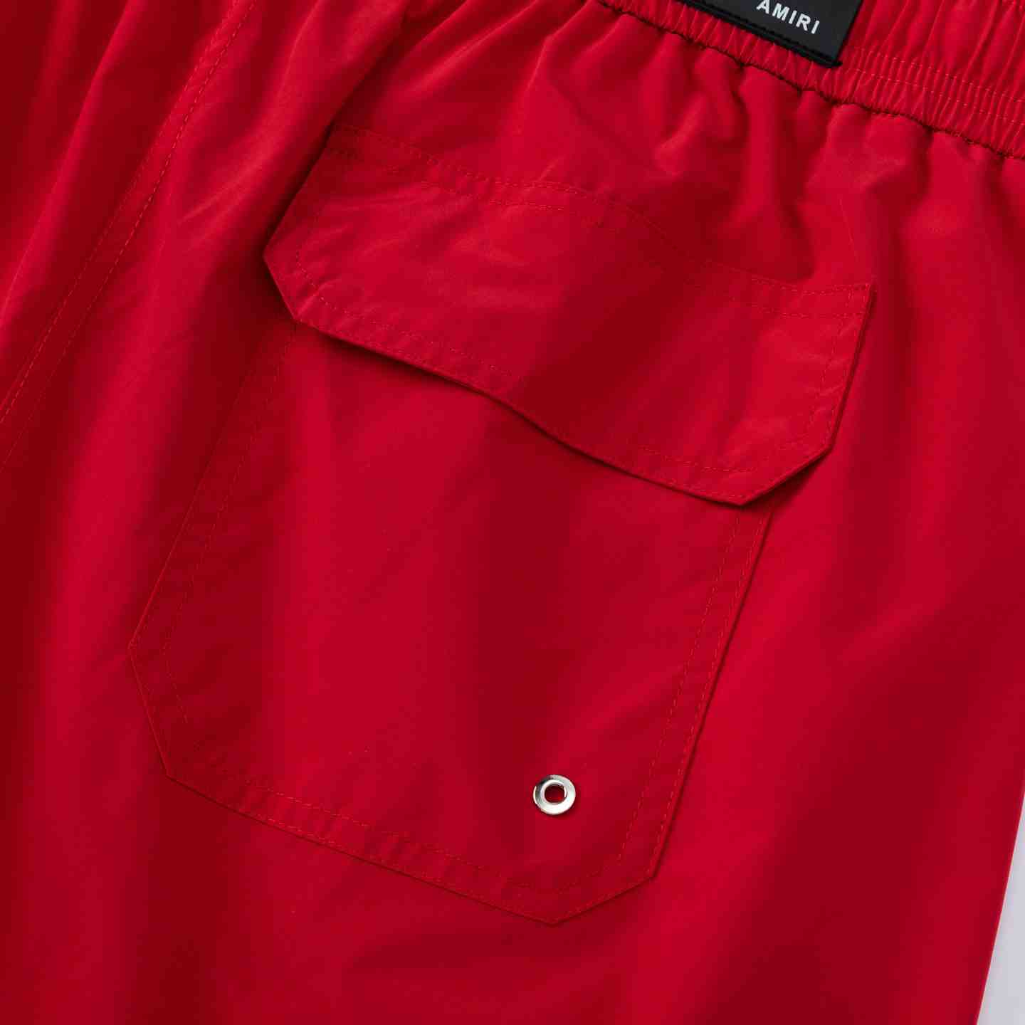 Amiri Club Swim Shorts 'Red' - FashionPlug