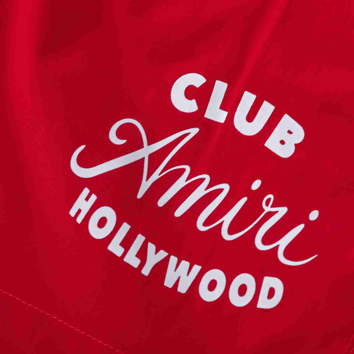 Amiri Club Swim Shorts 'Red' - FashionPlug