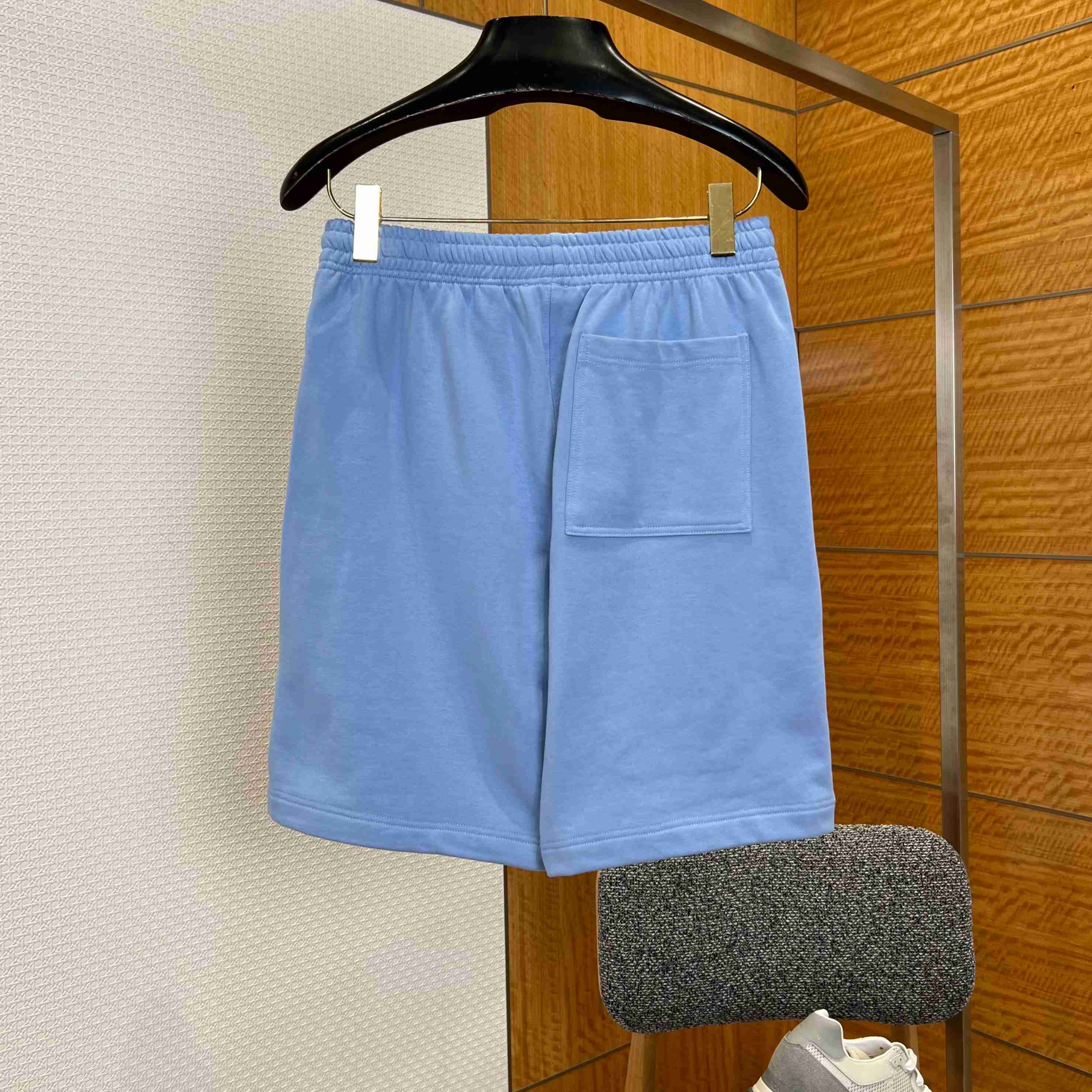 Burberry Knight Stamp Cotton Shorts - FashionPlug