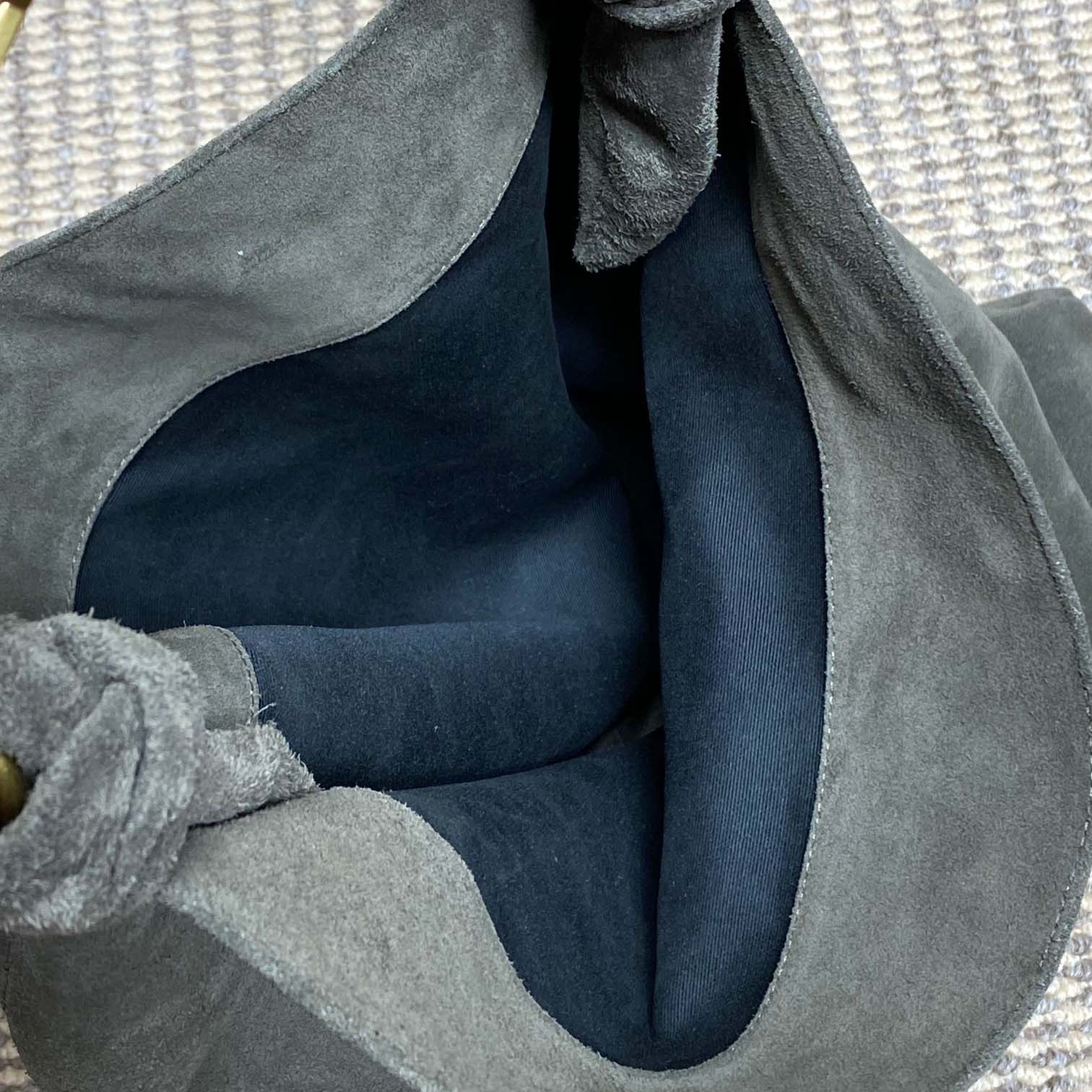 Saint Laurent AMALIA In Suede - FashionPlug