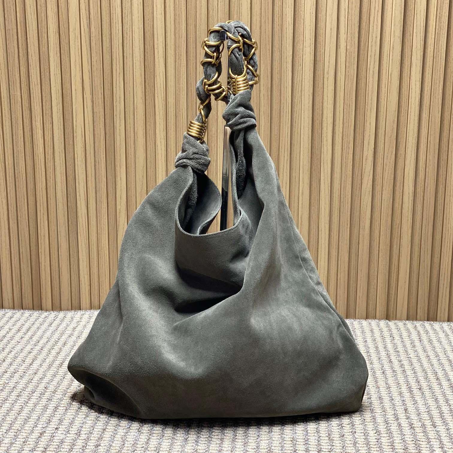Saint Laurent AMALIA In Suede - FashionPlug