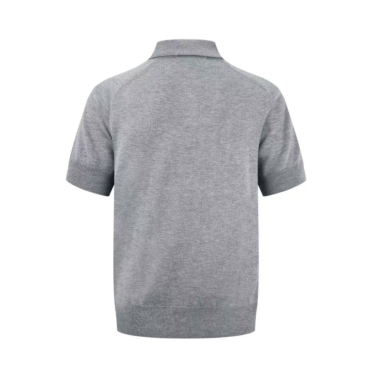 AMI Paris Ami De Coeur Knitted Polo - FashionPlug
